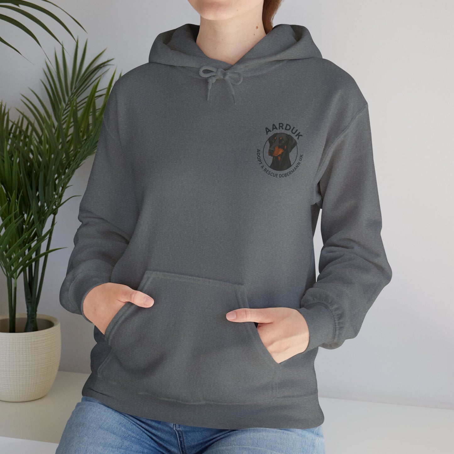 AARDUK Hoodie - Distemper Hoodie | Unisex Heavy Blend. Dual Printed Front and Back Design.
