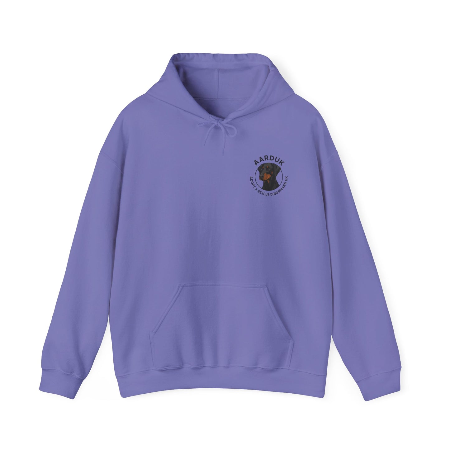 AARDUK - Adopt A Rescue Dobermann UK Hoodie (Black/Tan)