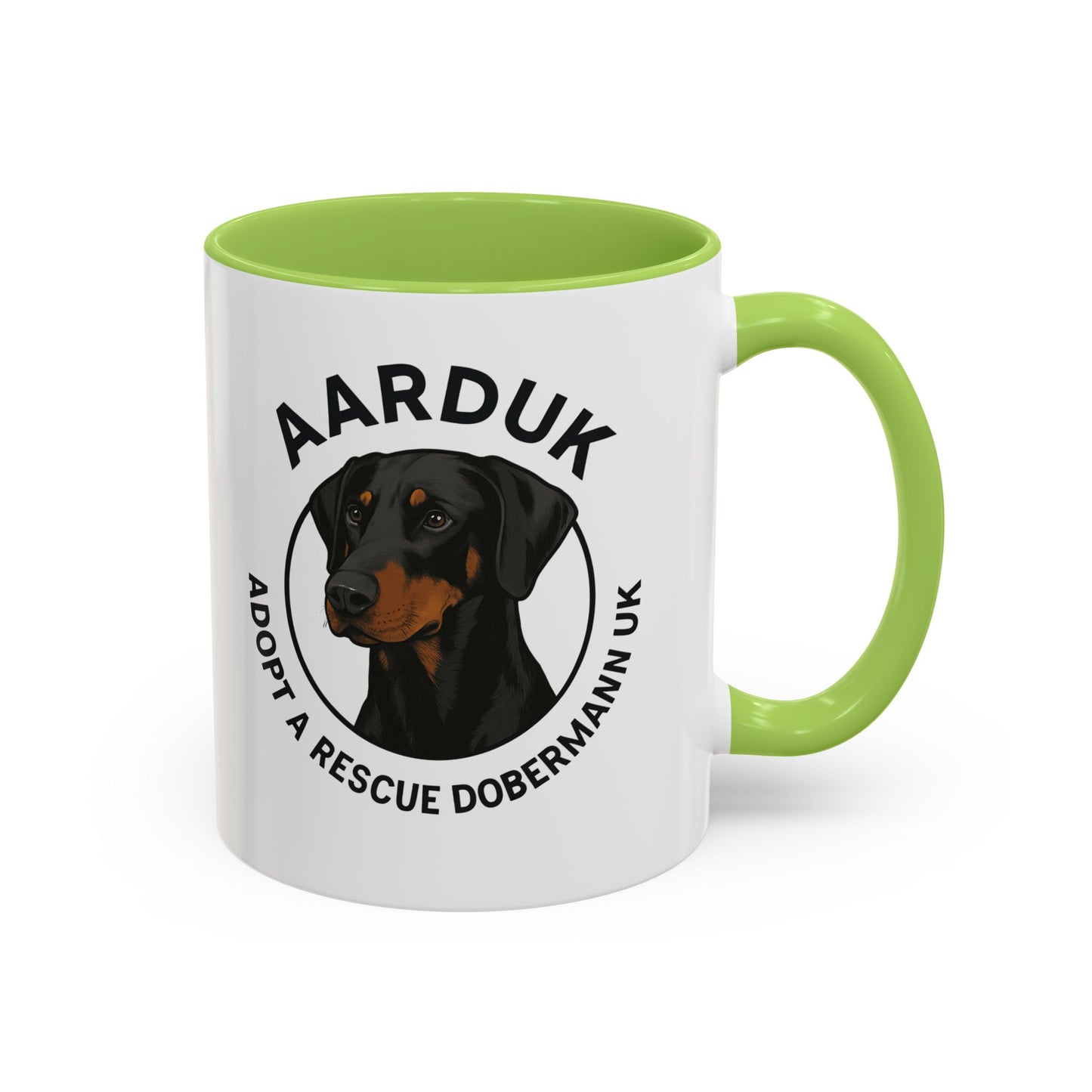 AARDUK Coffee Mug - Donate While you Drink (Black/Tan)