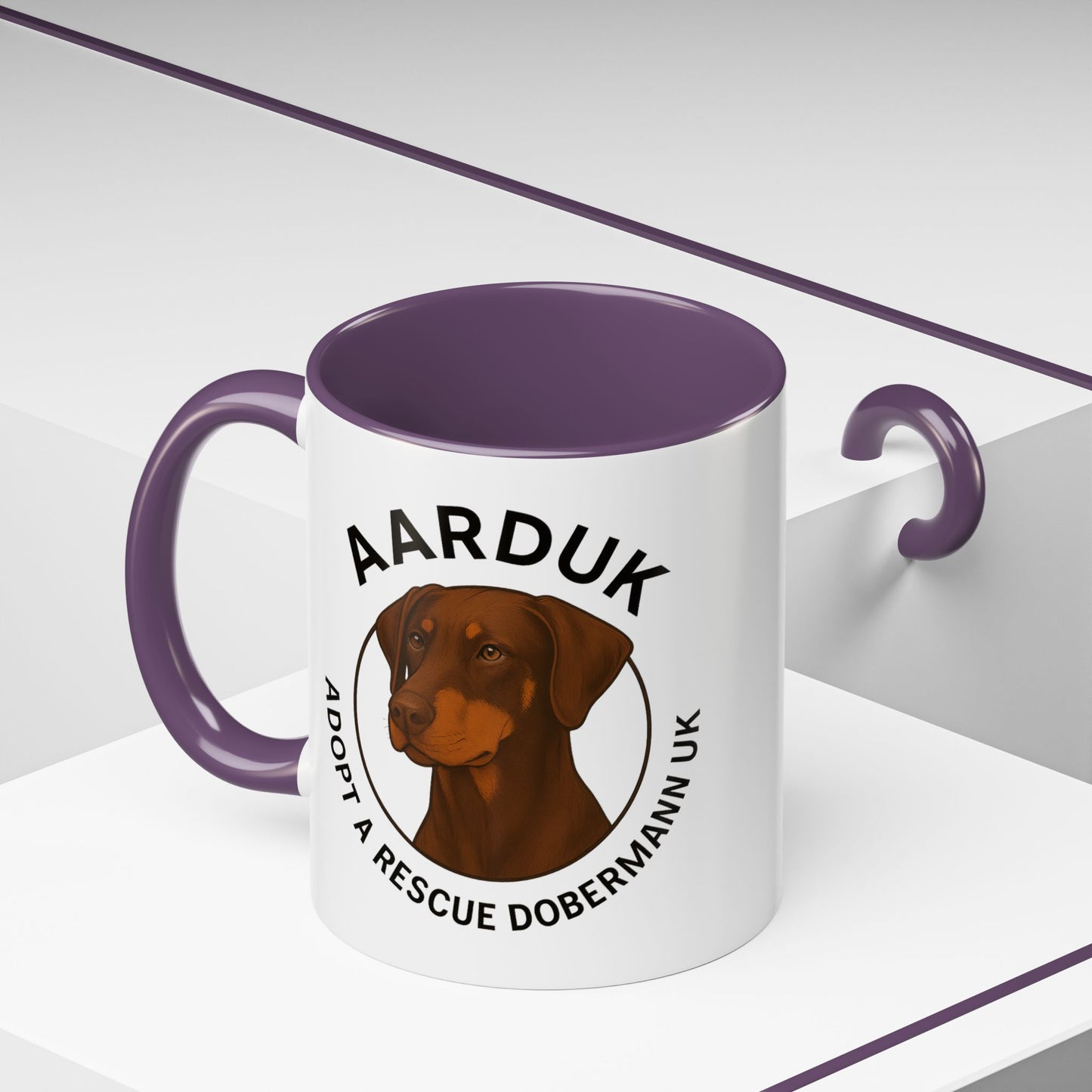 AARDUK Coffee Mug - Donate While you Drink (Brown/Tan)