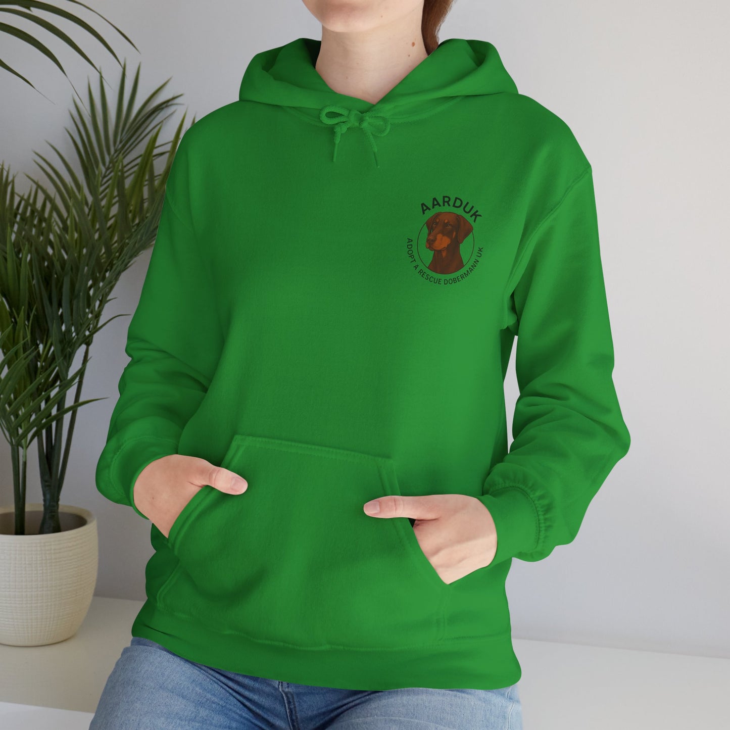 AARDUK - Adopt A Rescue Dobermann UK Hoodie (Brown/Tan)