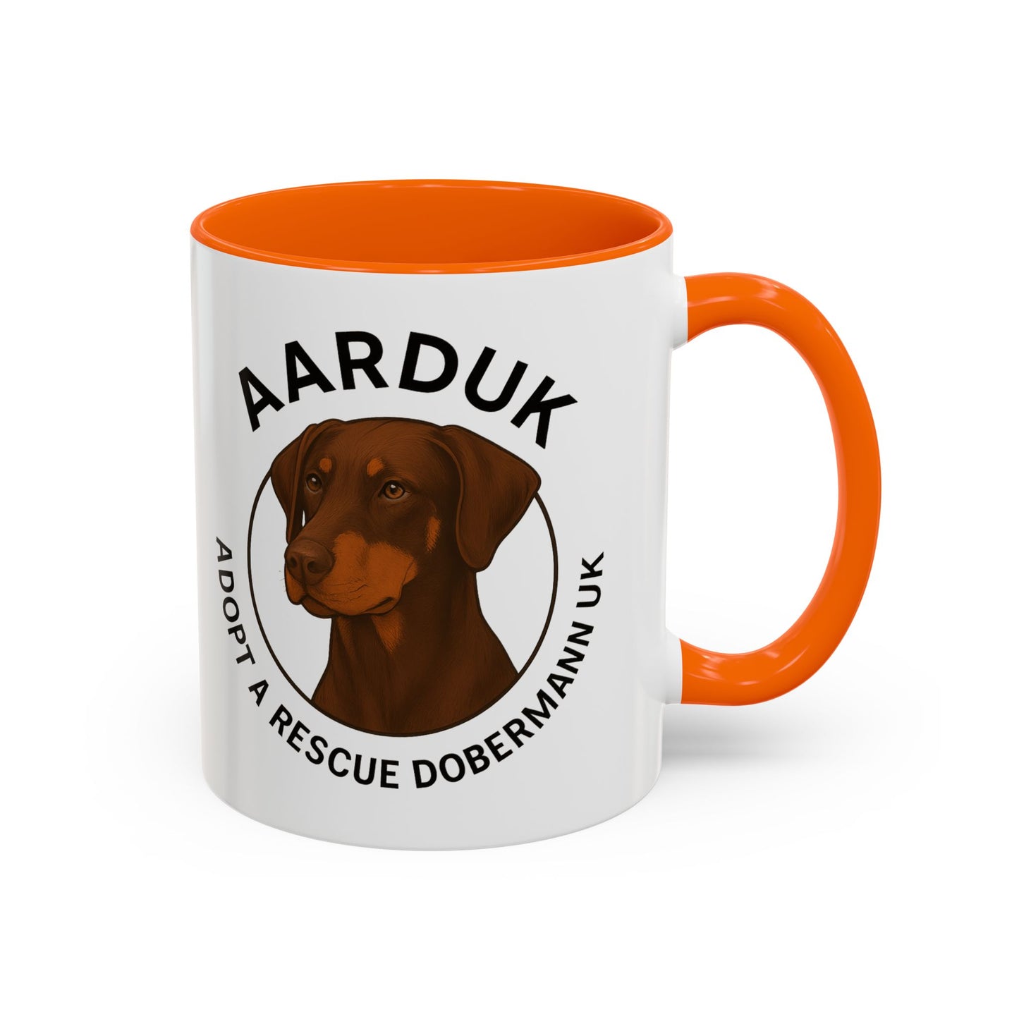 AARDUK Coffee Mug - Donate While you Drink (Brown/Tan)