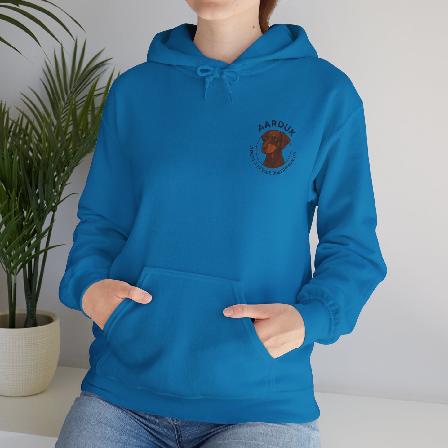 AARDUK - Adopt A Rescue Dobermann UK Hoodie (Brown/Tan)