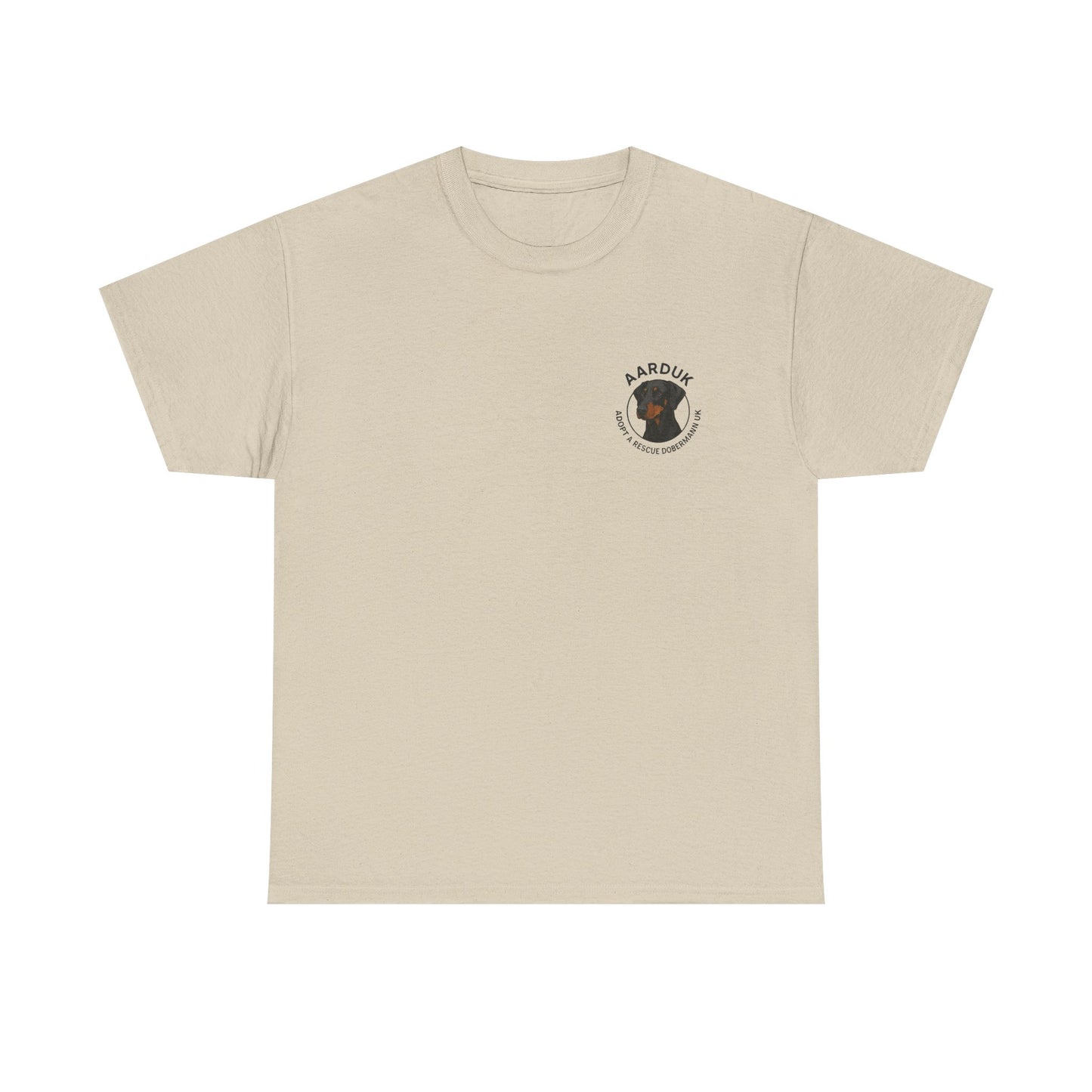 AARDUK - Adopt A Rescue Doberman UK T-Shirt (Black/Tan)