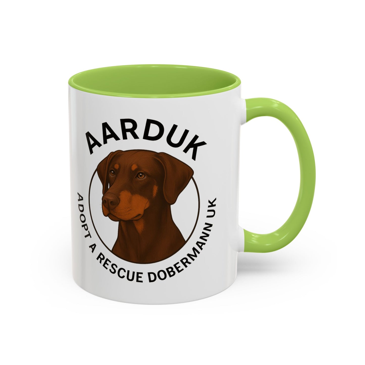 AARDUK Coffee Mug - Donate While you Drink (Brown/Tan)