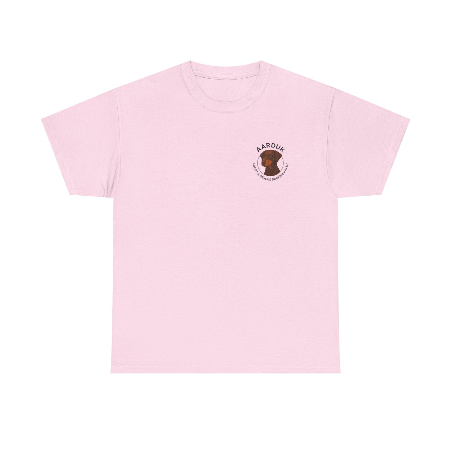 AARDUK - Adopt A Rescue Doberman UK T-Shirt (Brown/Tan)