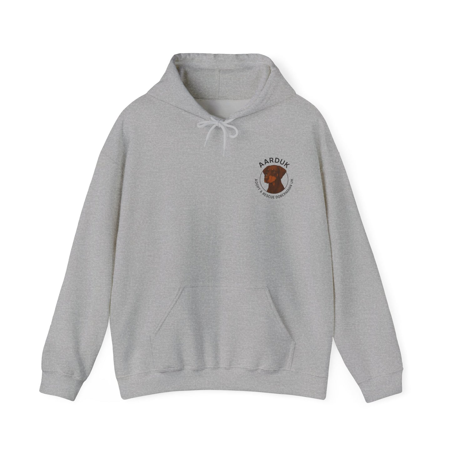 AARDUK - Adopt A Rescue Dobermann UK Hoodie (Brown/Tan)