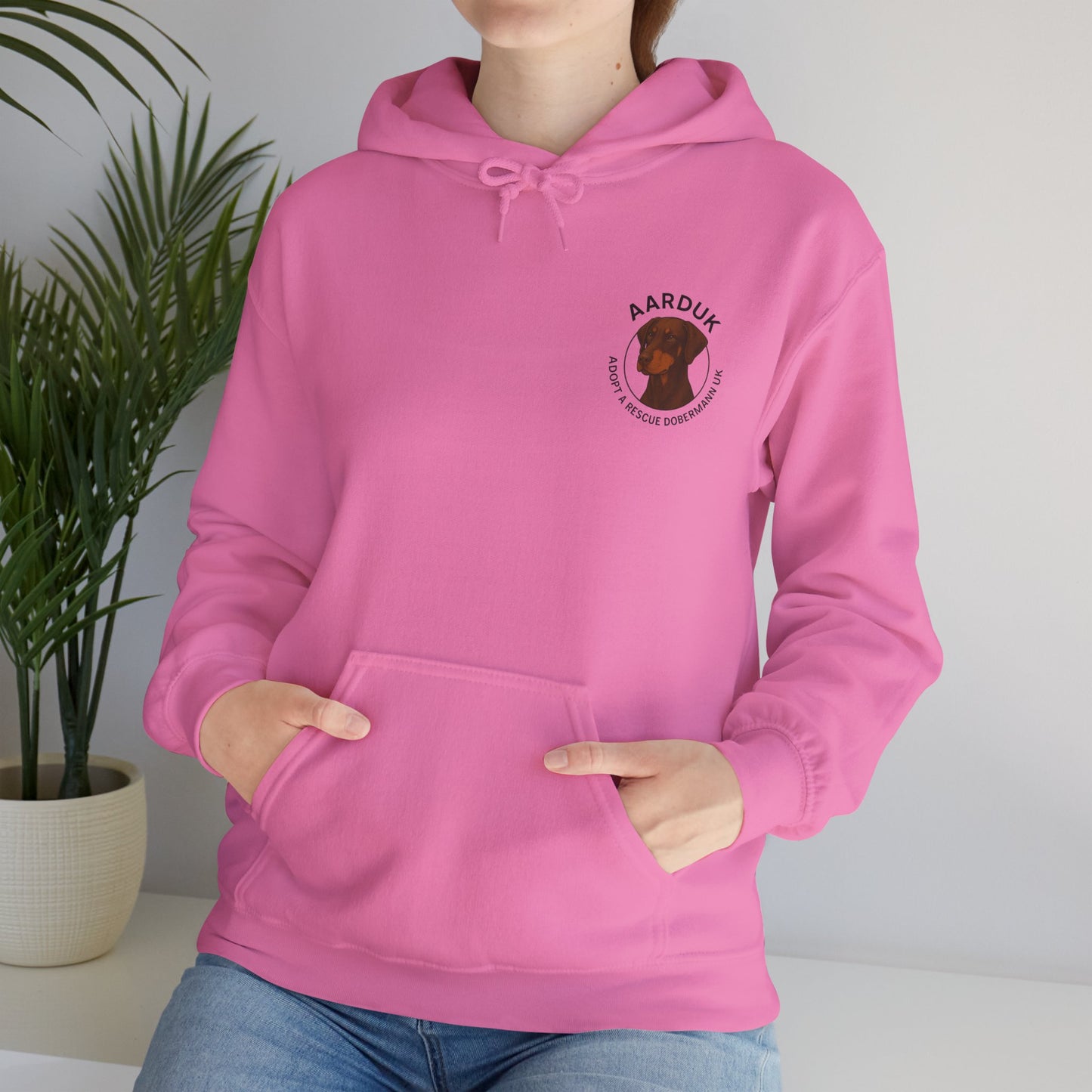 AARDUK - Adopt A Rescue Dobermann UK Hoodie (Brown/Tan)