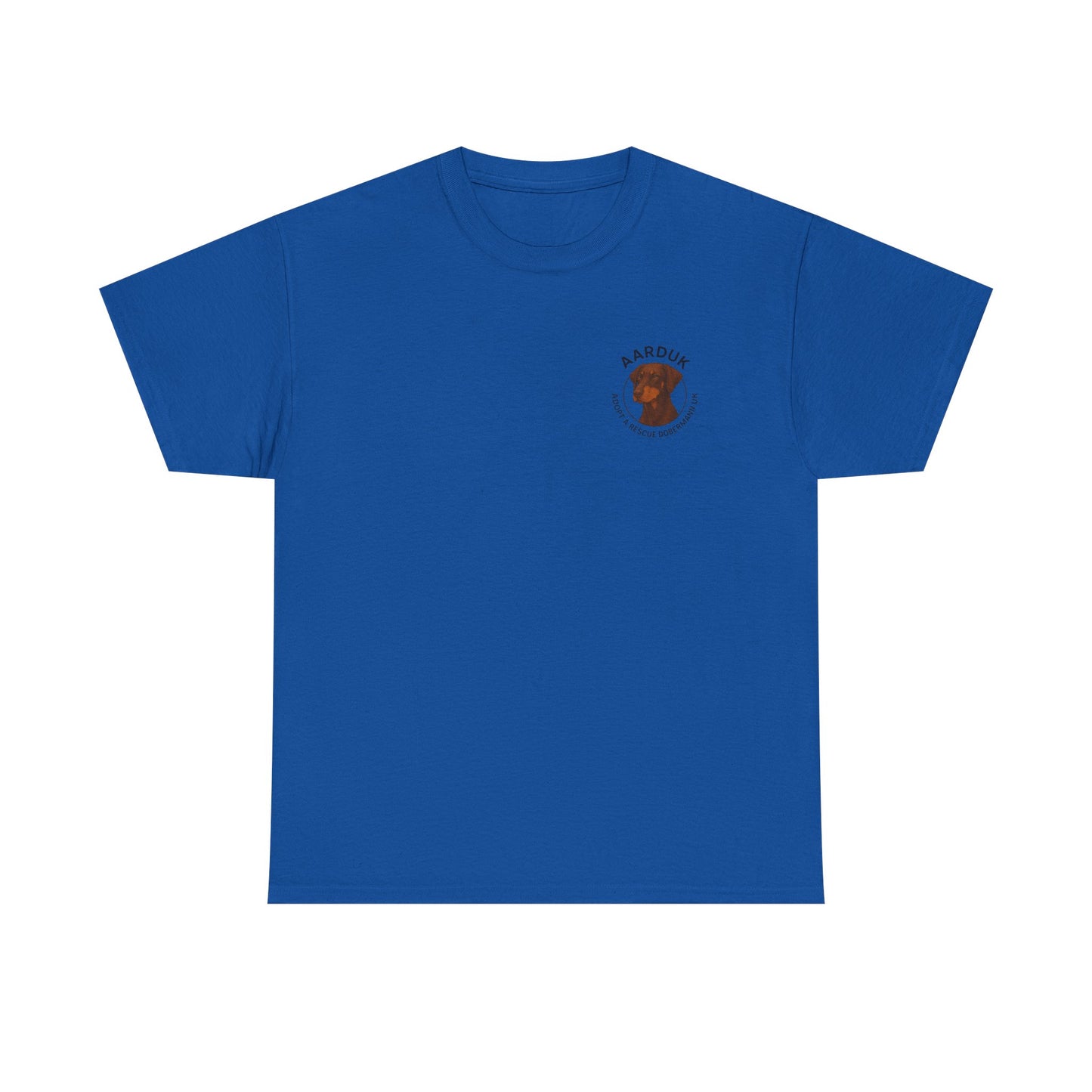 AARDUK - Adopt A Rescue Doberman UK T-Shirt (Brown/Tan)
