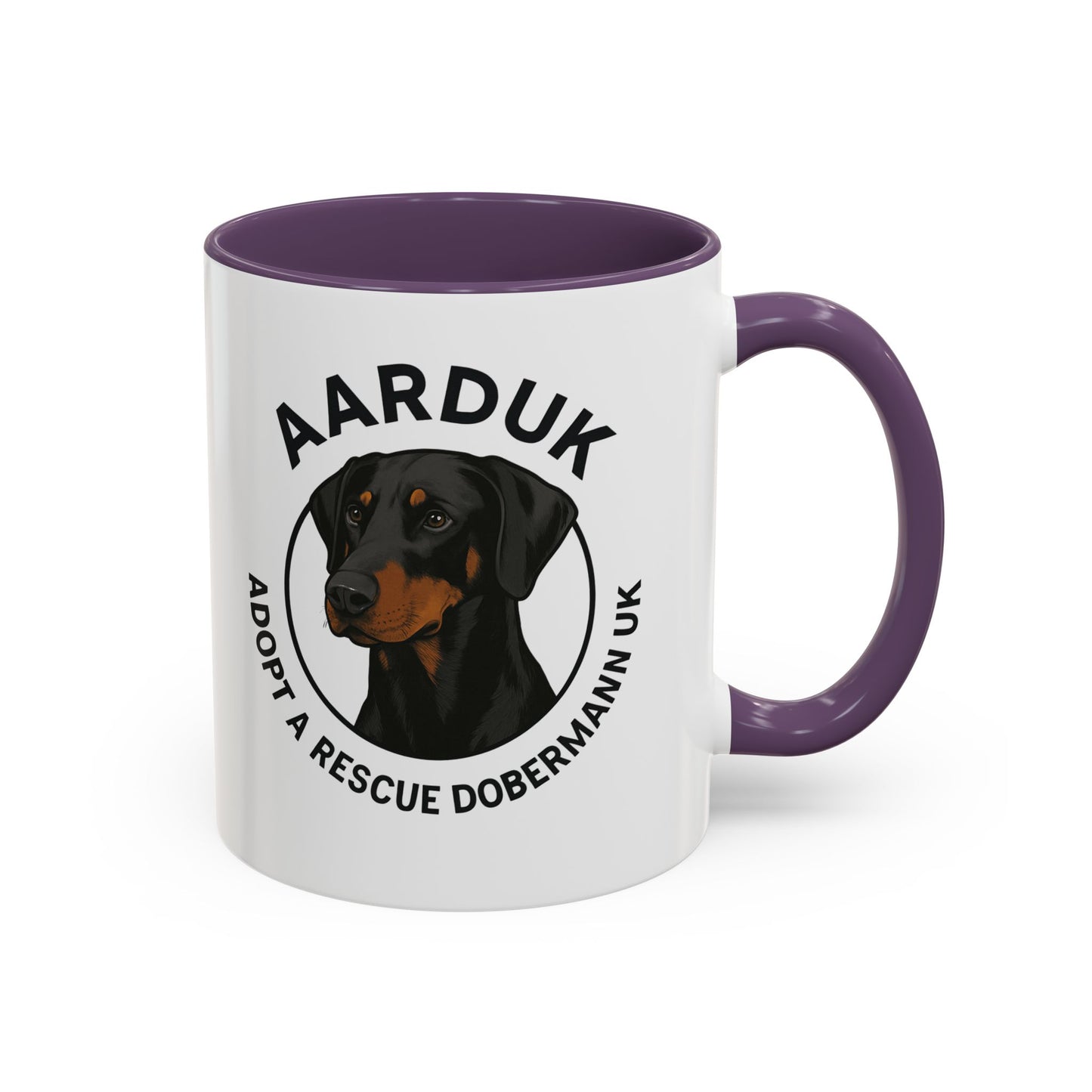 AARDUK Coffee Mug - Donate While you Drink (Black/Tan)