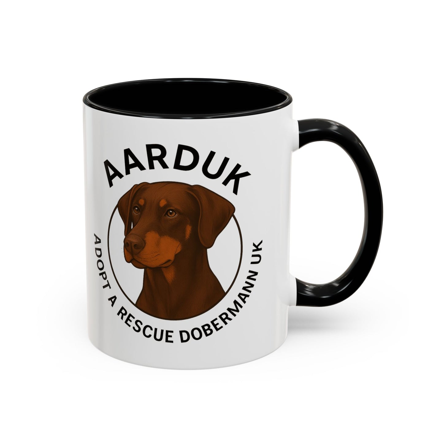 AARDUK Coffee Mug - Donate While you Drink (Brown/Tan)