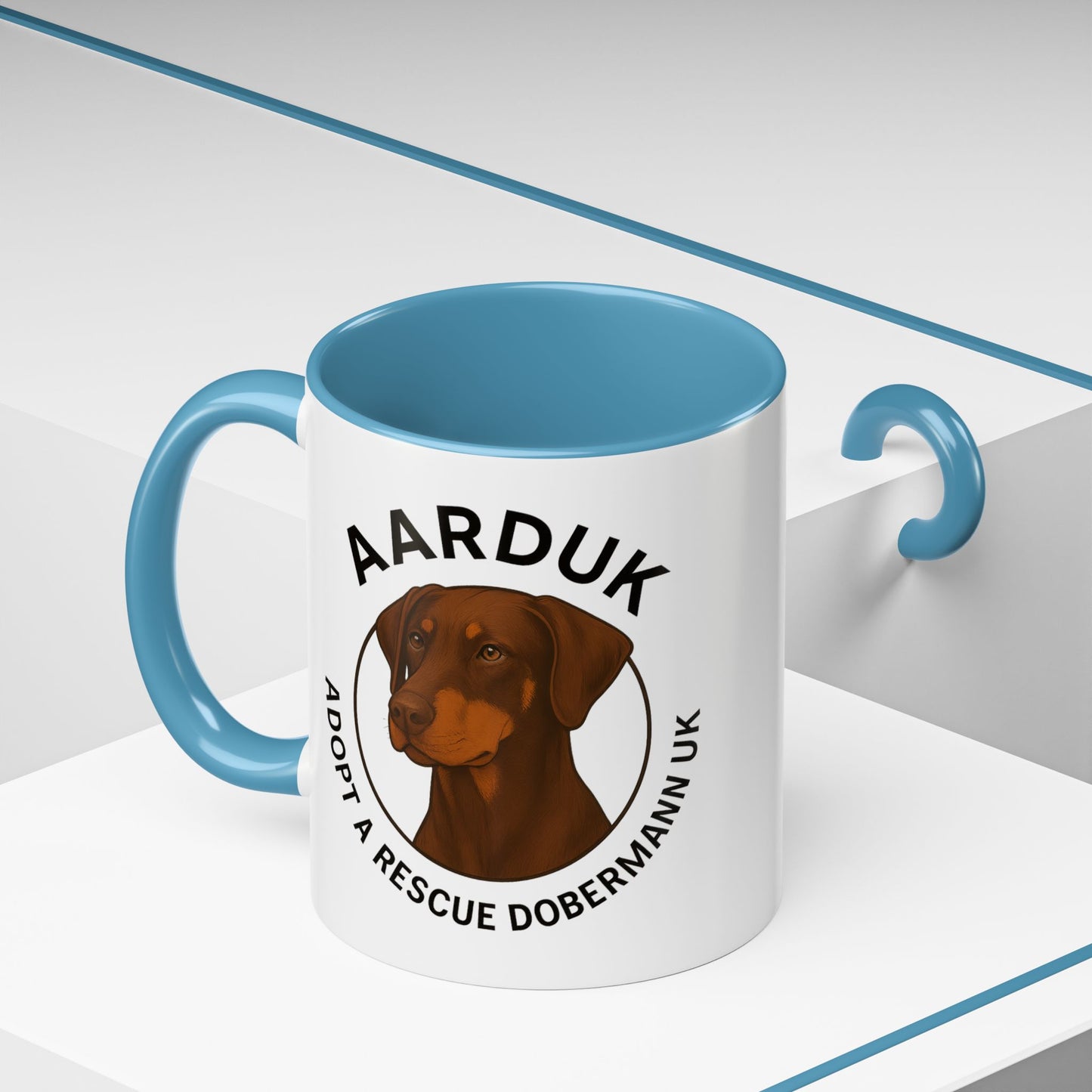 AARDUK Coffee Mug - Donate While you Drink (Brown/Tan)