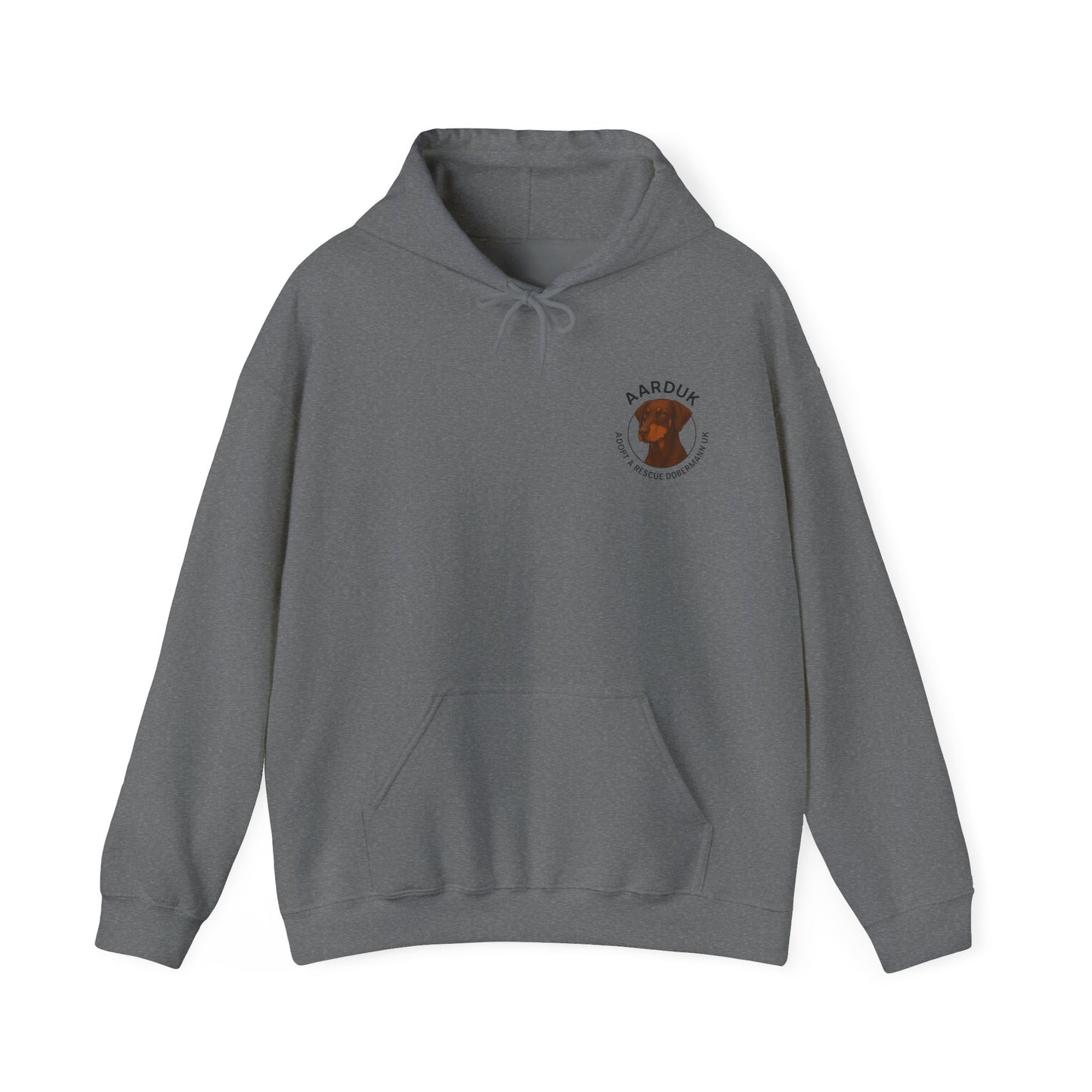 AARDUK - Adopt A Rescue Dobermann UK Hoodie (Brown/Tan)