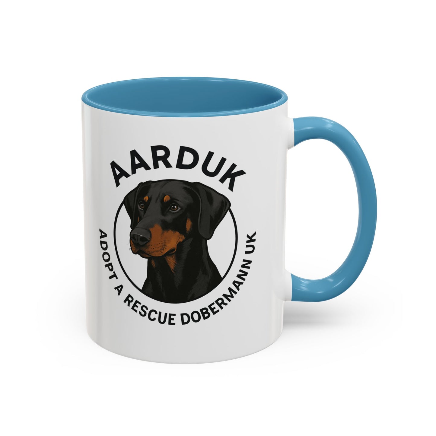 AARDUK Coffee Mug - Donate While you Drink (Black/Tan)