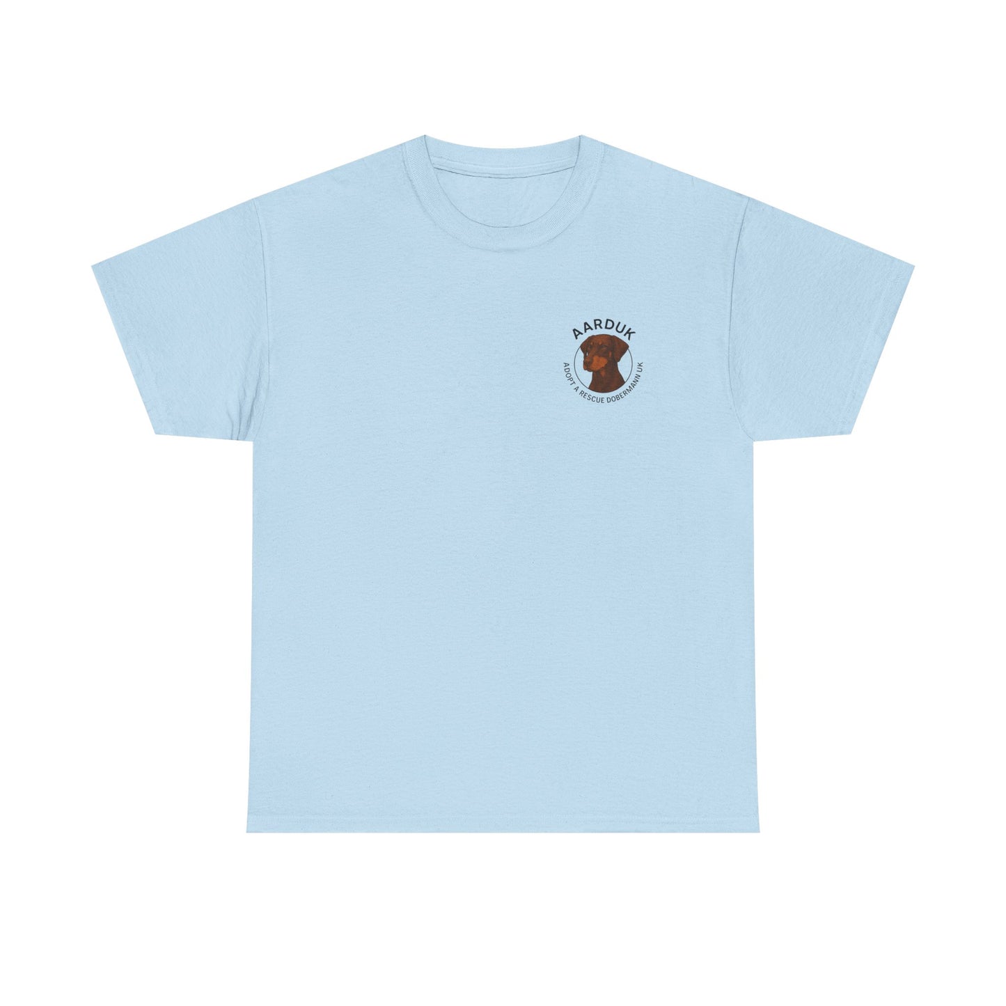 AARDUK - Adopt A Rescue Doberman UK T-Shirt (Brown/Tan)