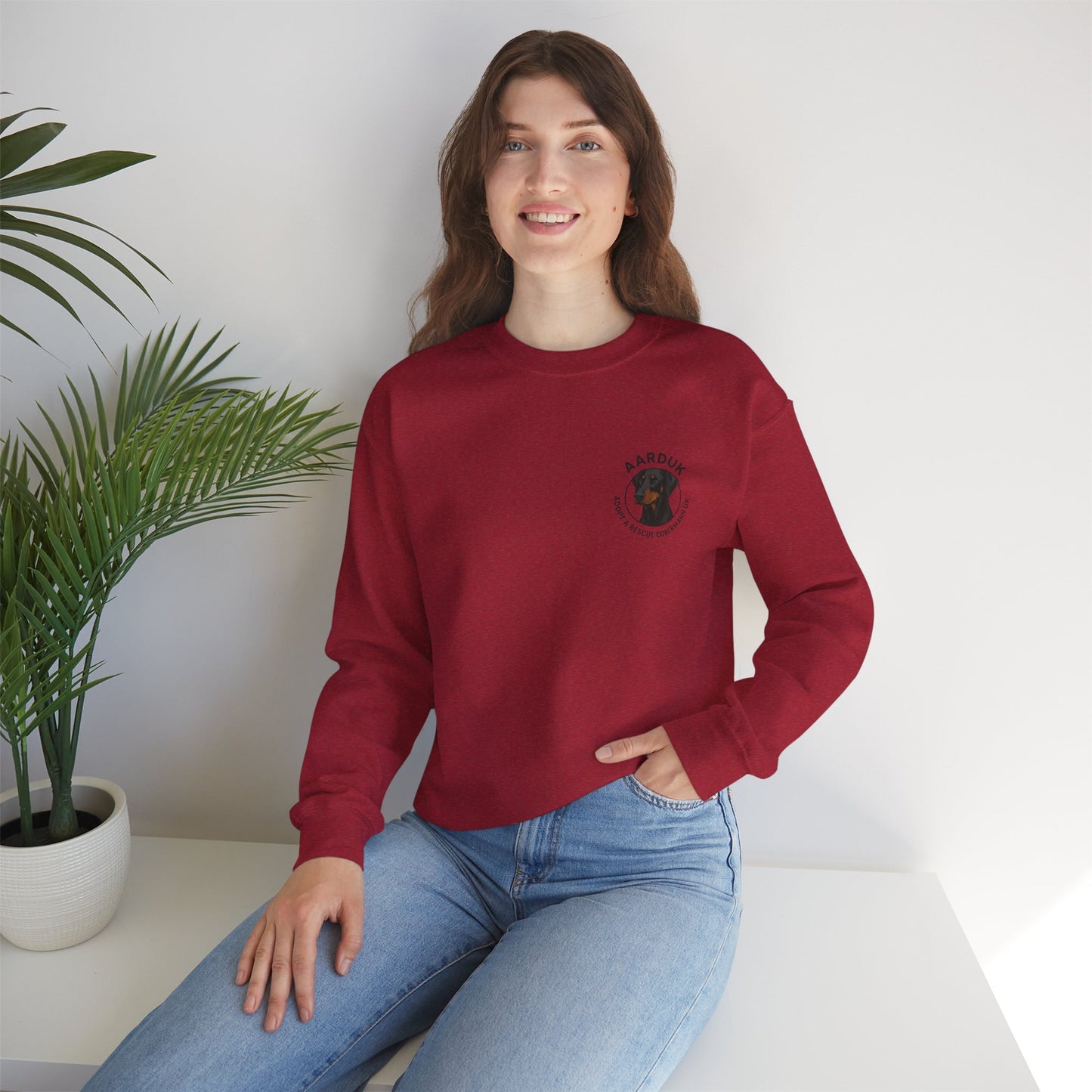 AARDUK Design Crewneck, Unisex Pullover, Cozy Pet Lover Sweatshirt