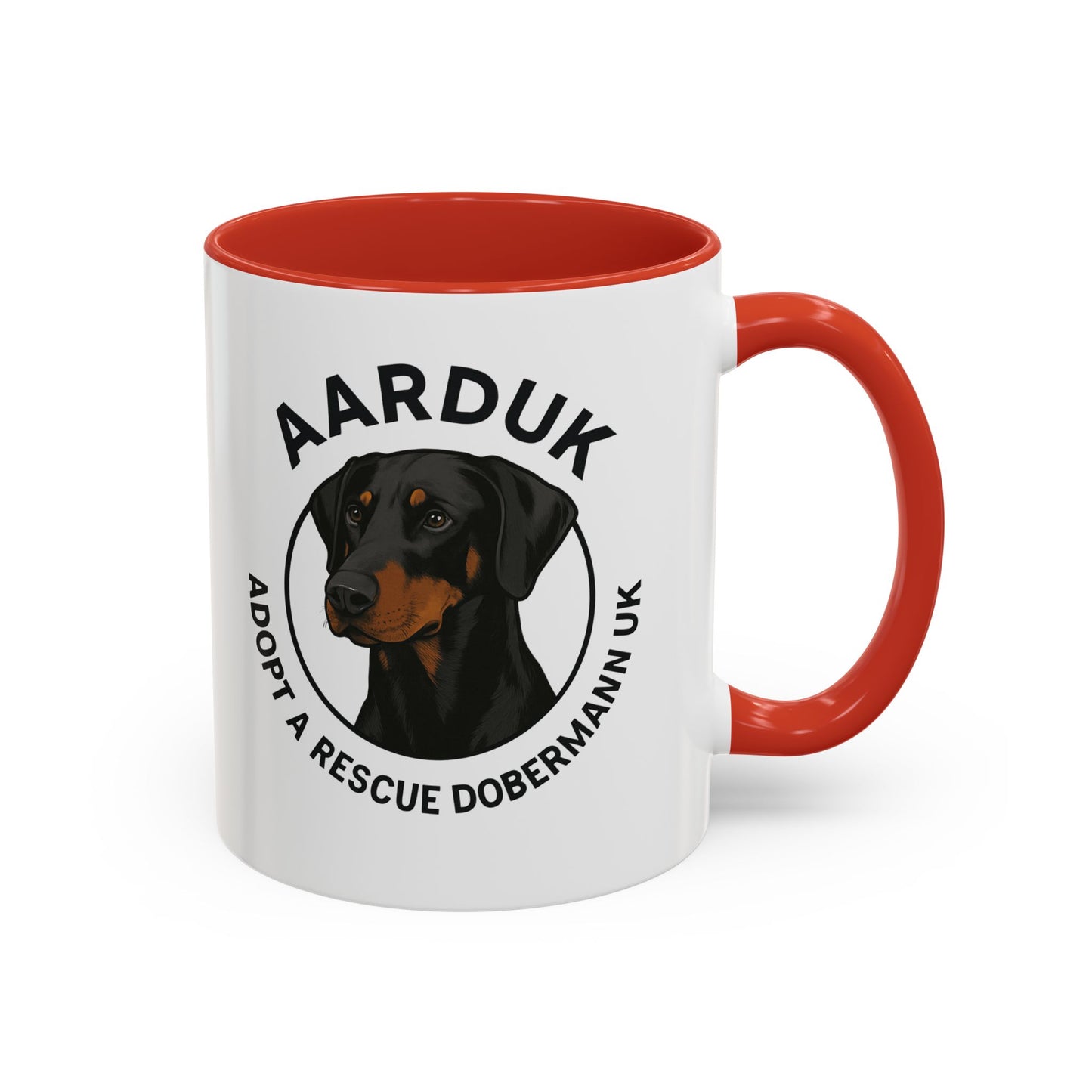 AARDUK Coffee Mug - Donate While you Drink (Black/Tan)