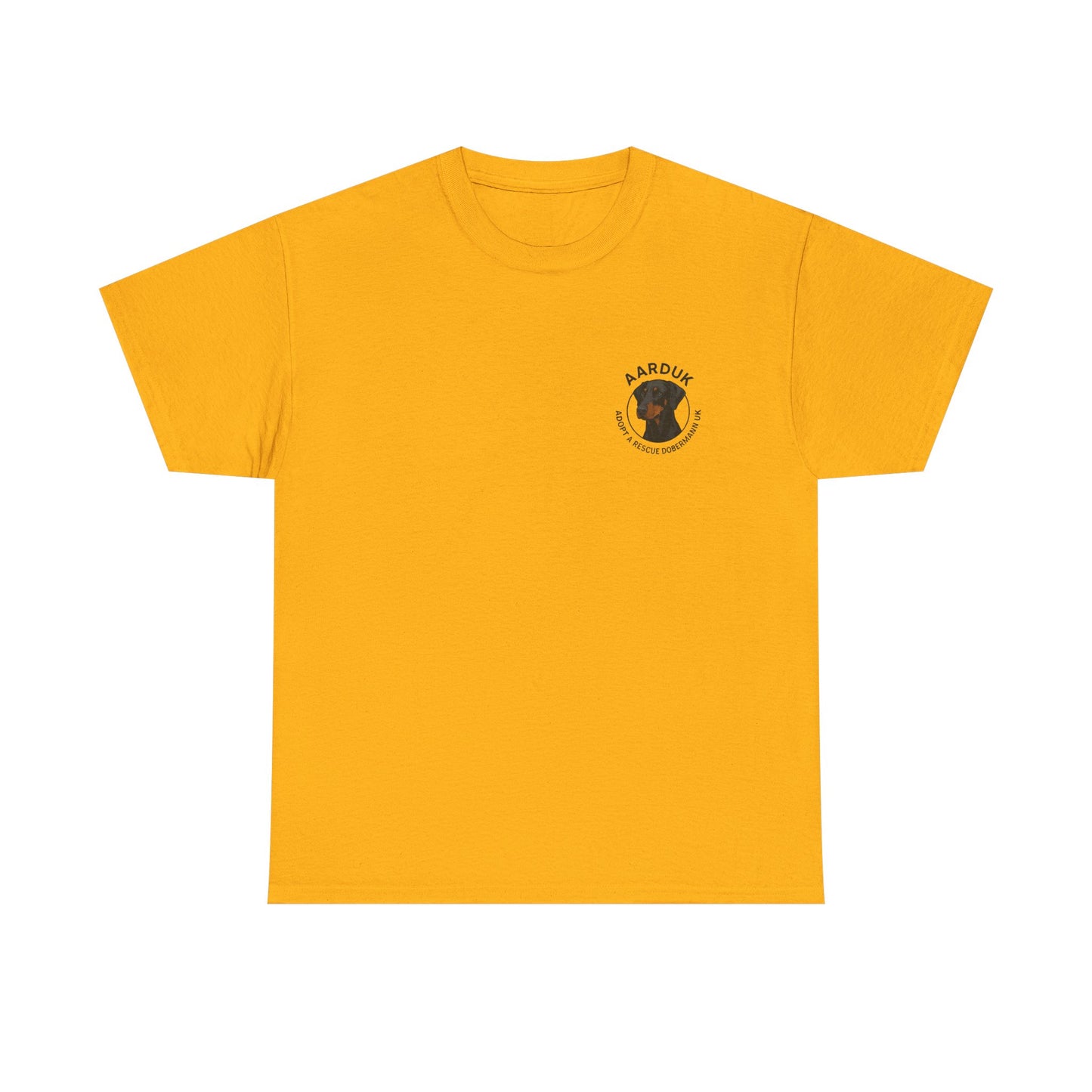 AARDUK - Adopt A Rescue Doberman UK T-Shirt (Black/Tan)