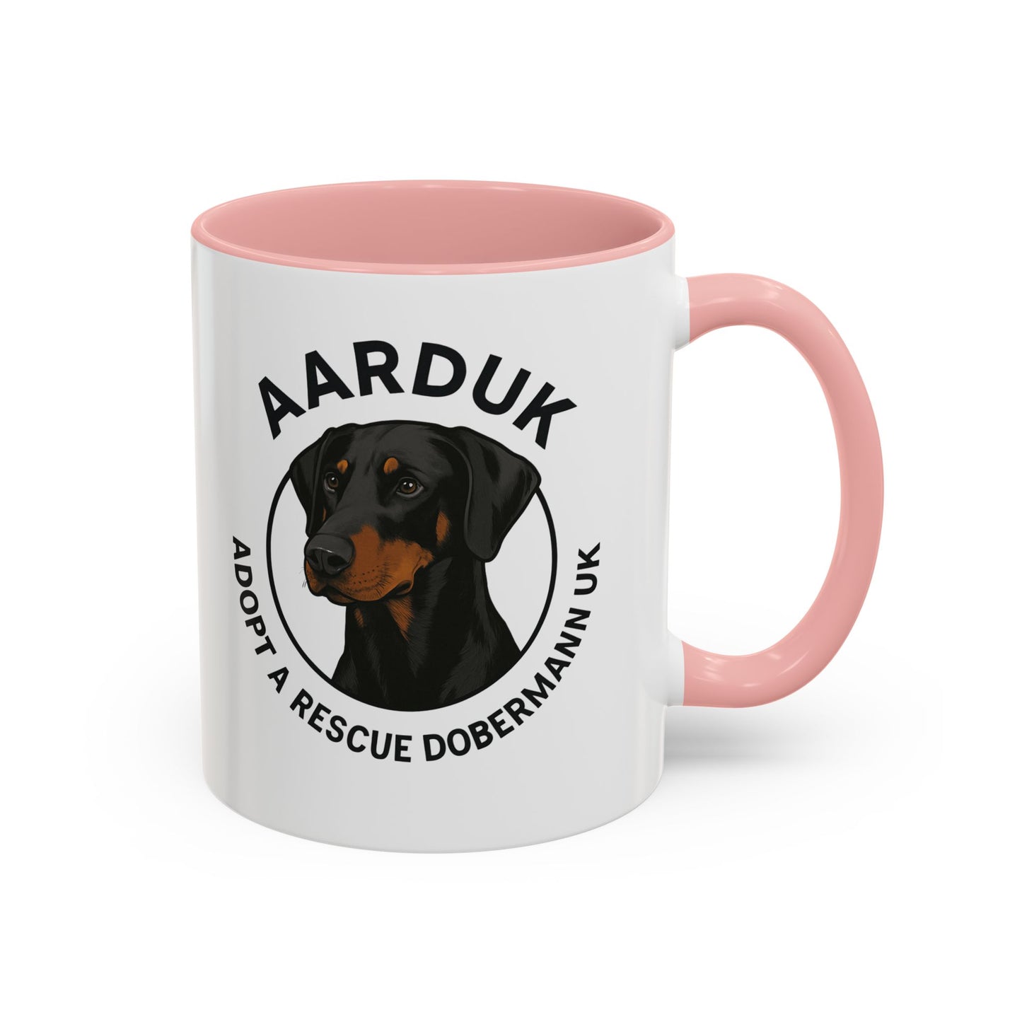 AARDUK Coffee Mug - Donate While you Drink (Black/Tan)