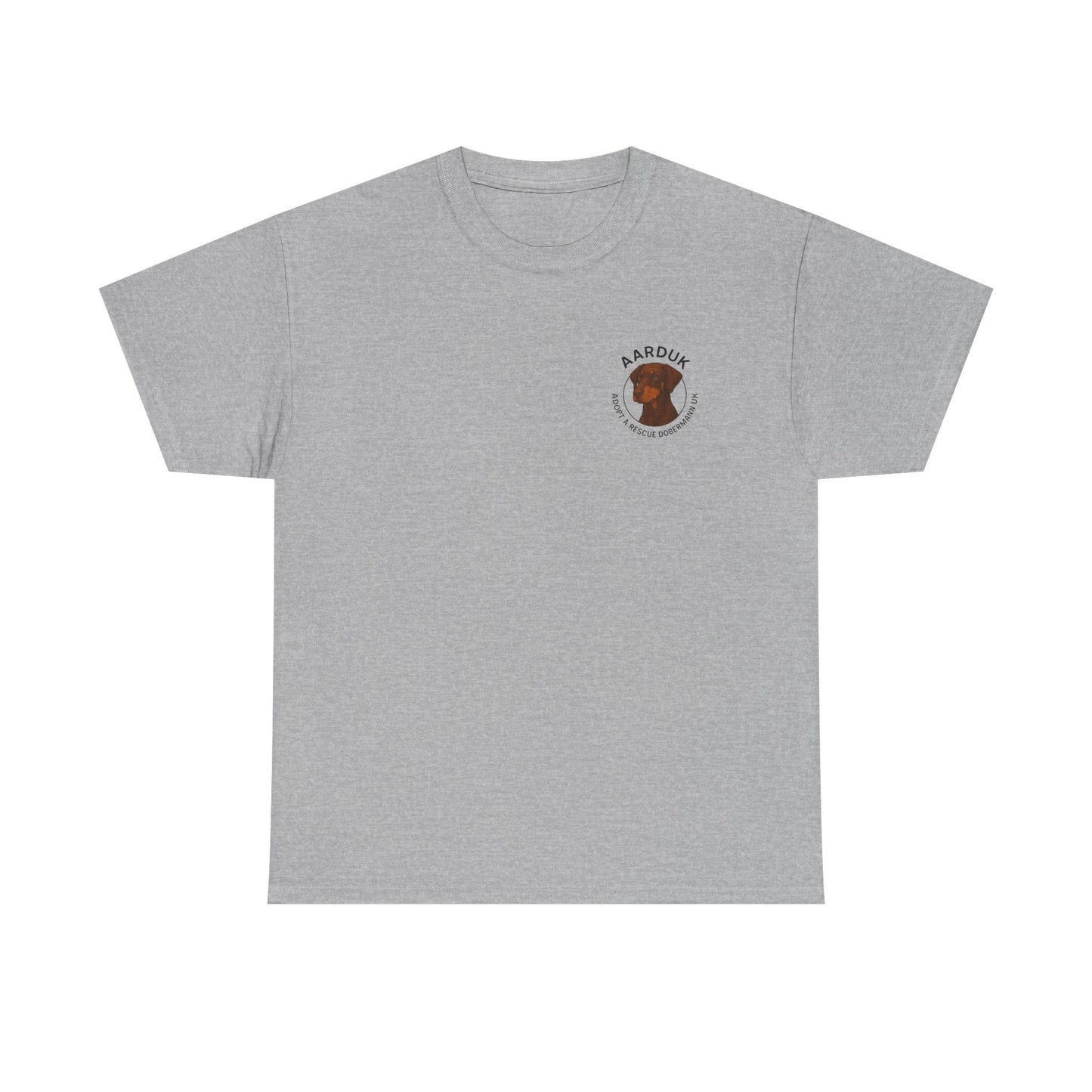 AARDUK - Adopt A Rescue Doberman UK T-Shirt (Brown/Tan)