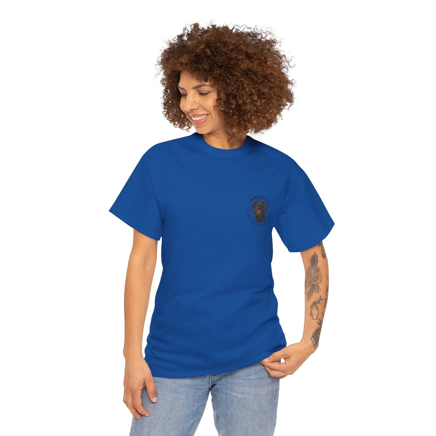 AARDUK - Adopt A Rescue Doberman UK T-Shirt (Black/Tan)