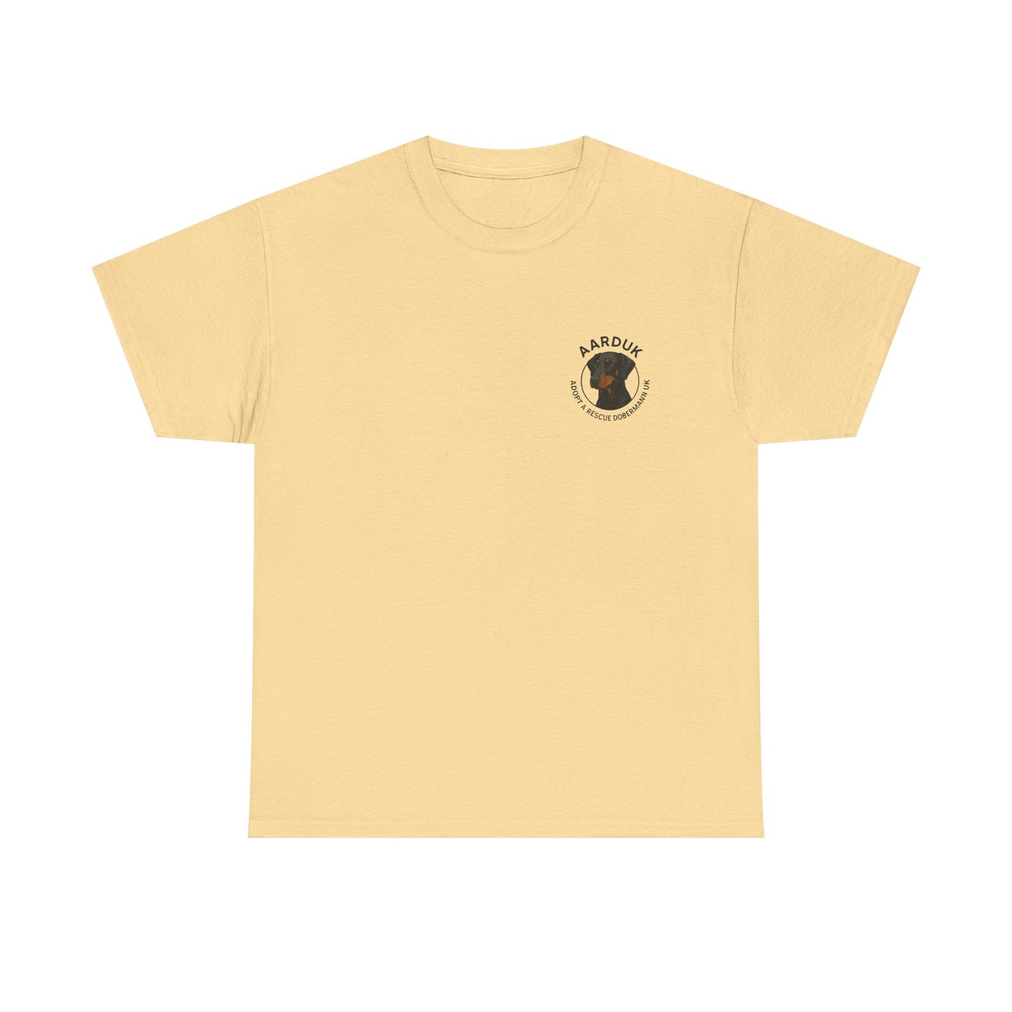 AARDUK - Adopt A Rescue Doberman UK T-Shirt (Black/Tan)