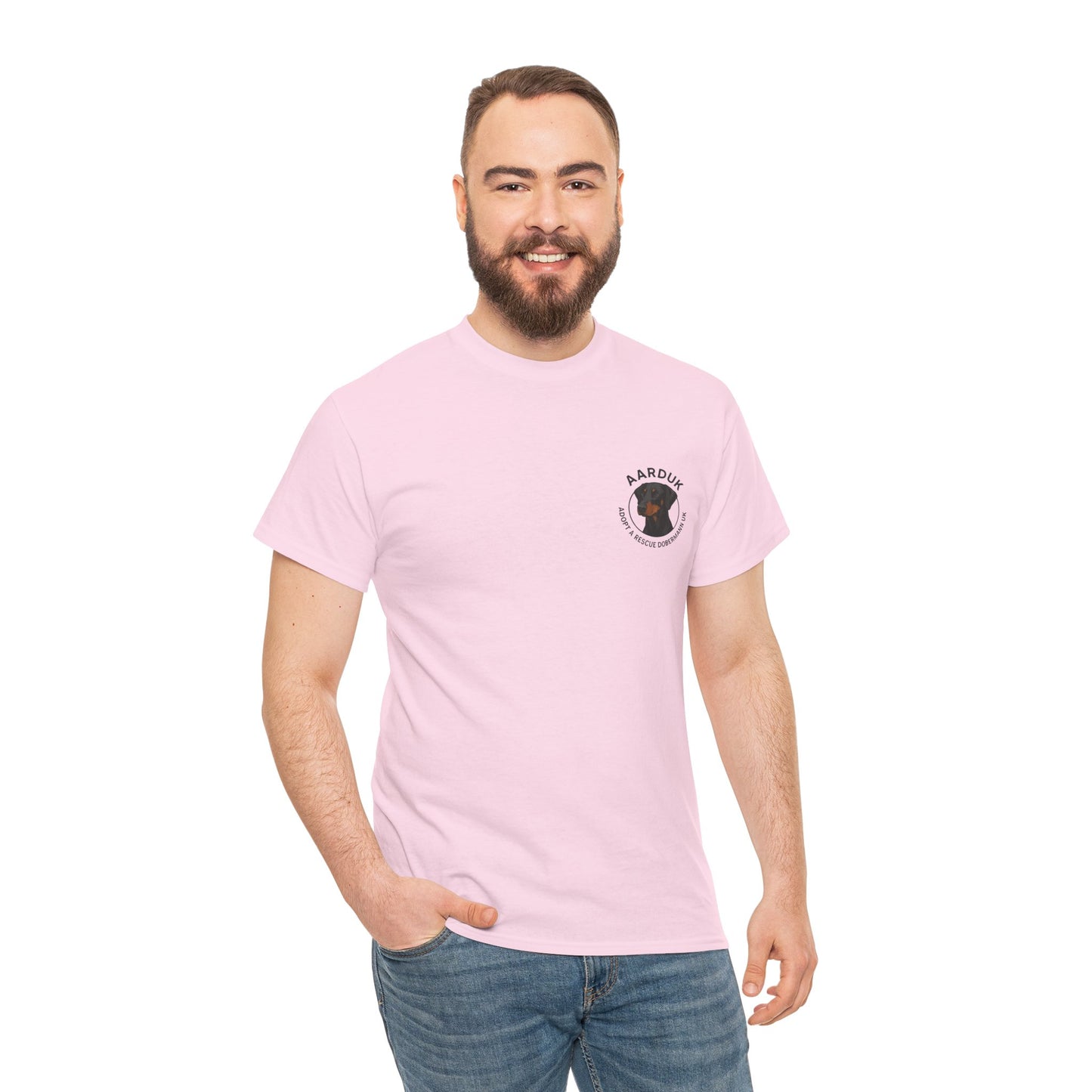 AARDUK - Adopt A Rescue Doberman UK T-Shirt (Black/Tan)
