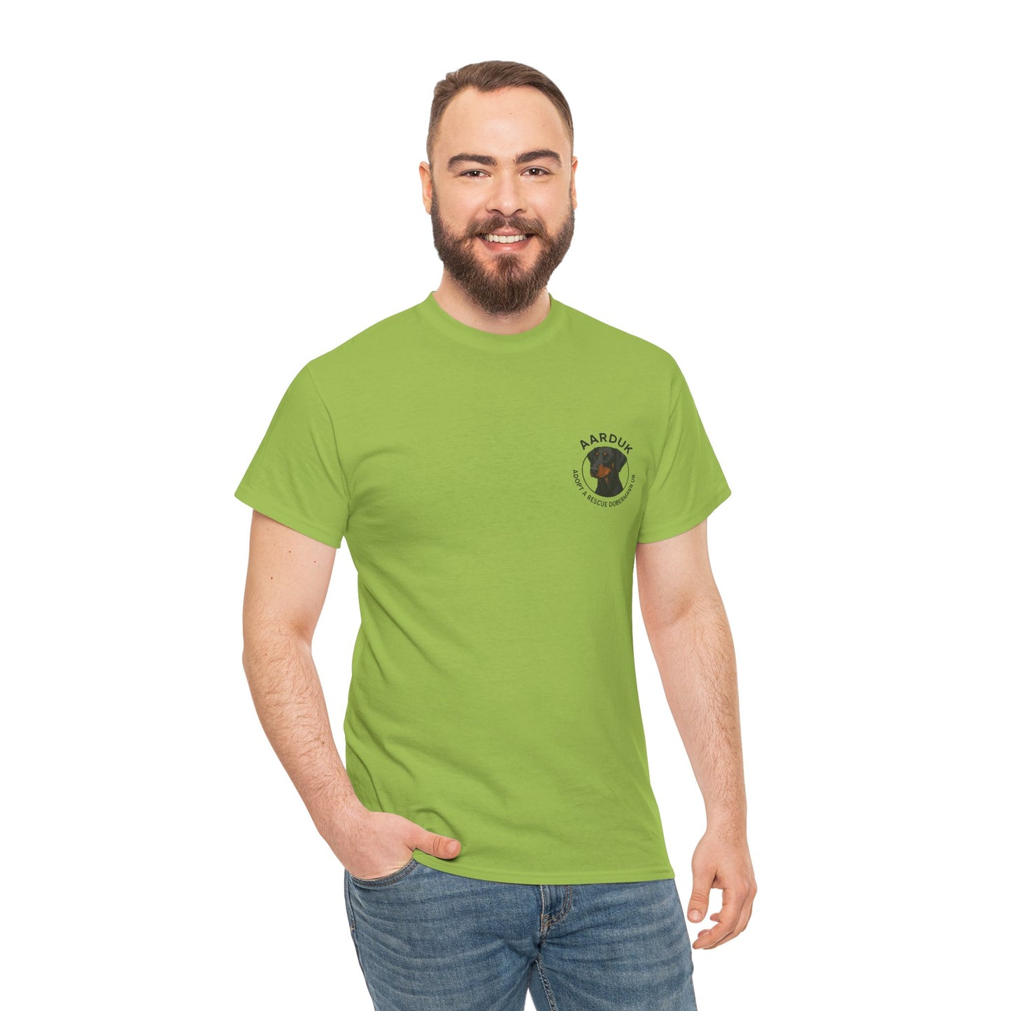 AARDUK - Adopt A Rescue Doberman UK T-Shirt (Black/Tan)