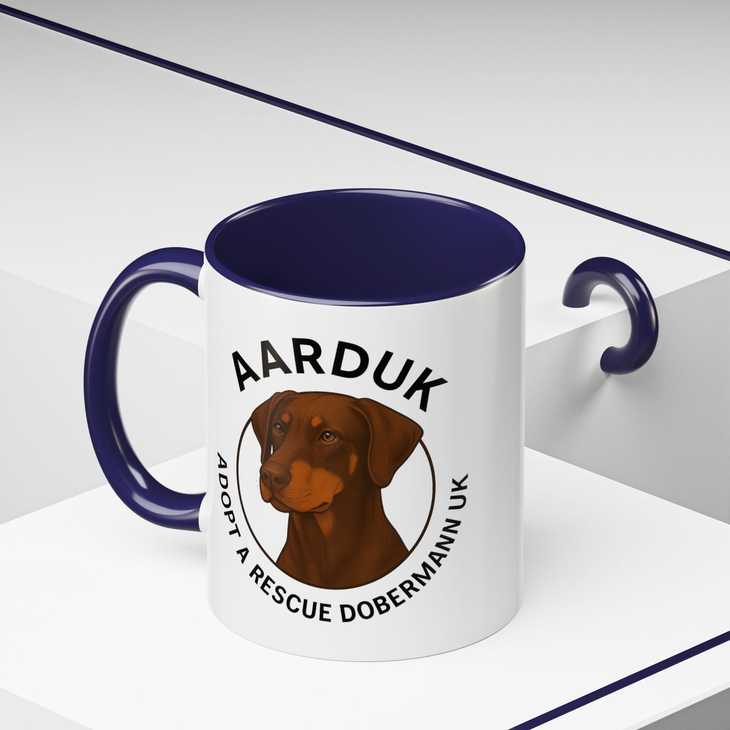 AARDUK Coffee Mug - Donate While you Drink (Brown/Tan)