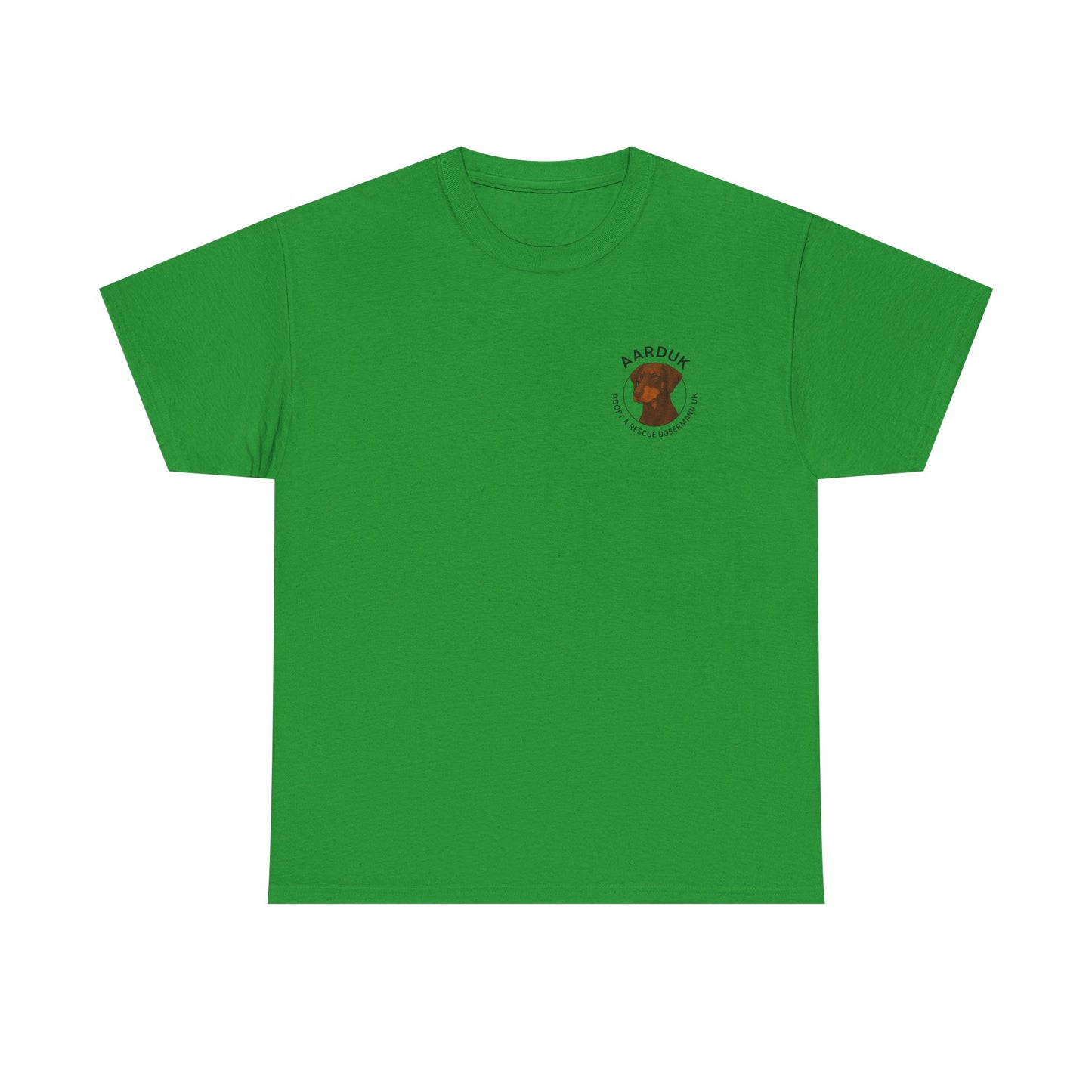 AARDUK - Adopt A Rescue Doberman UK T-Shirt (Brown/Tan)
