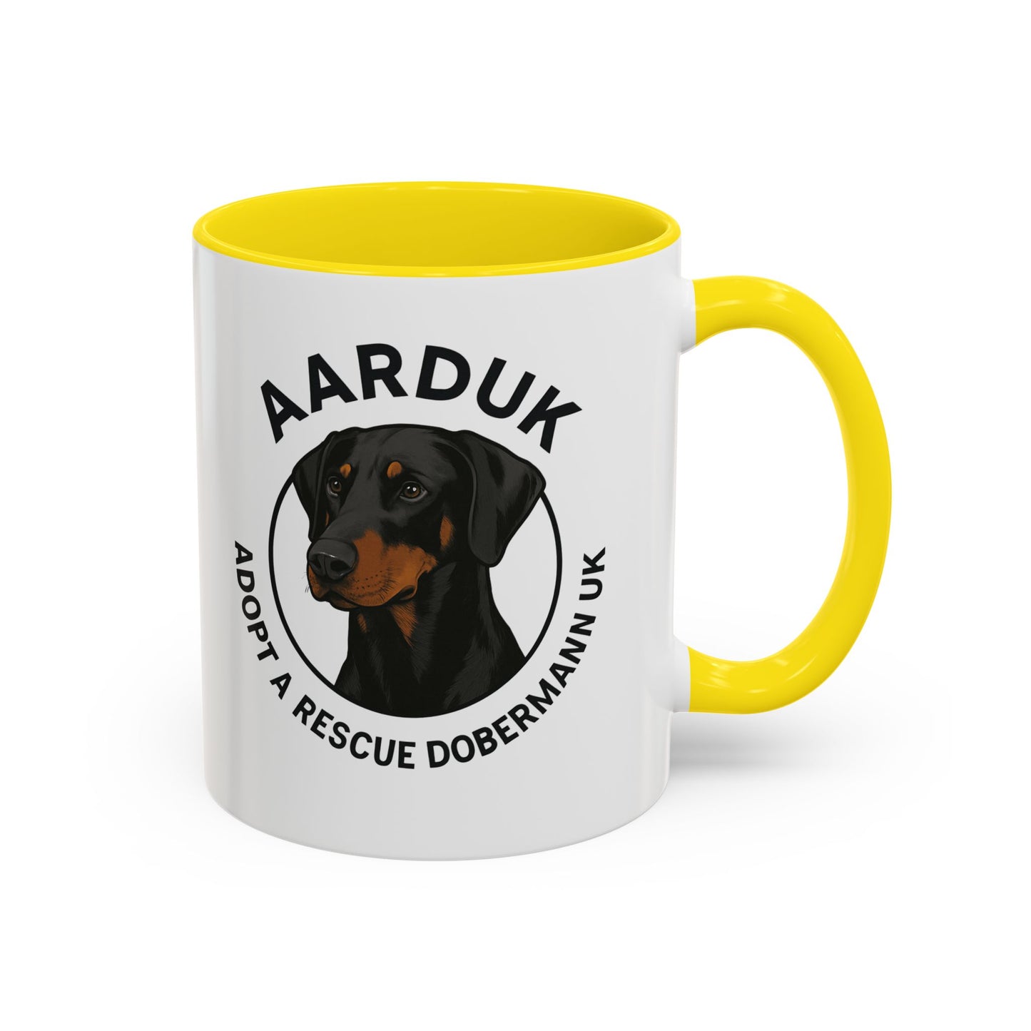 AARDUK Coffee Mug - Donate While you Drink (Black/Tan)
