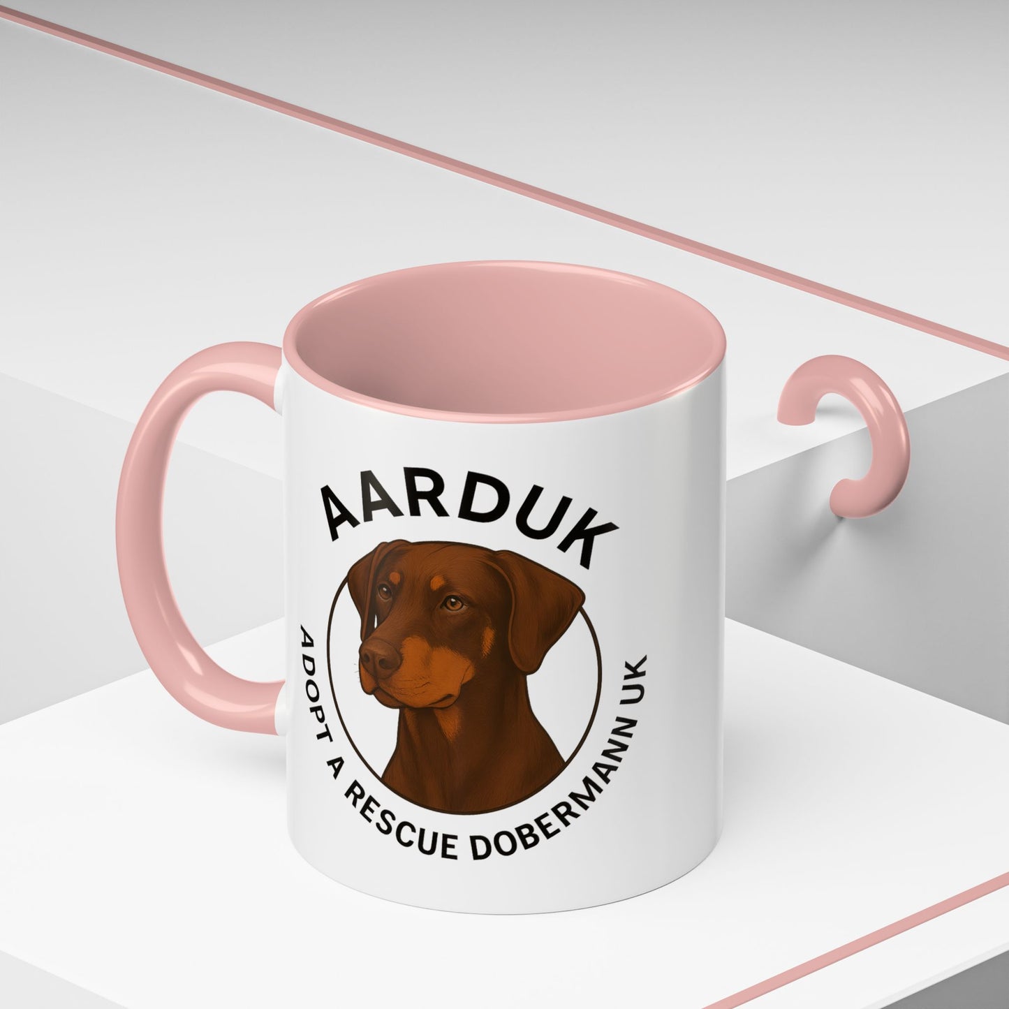 AARDUK Coffee Mug - Donate While you Drink (Brown/Tan)
