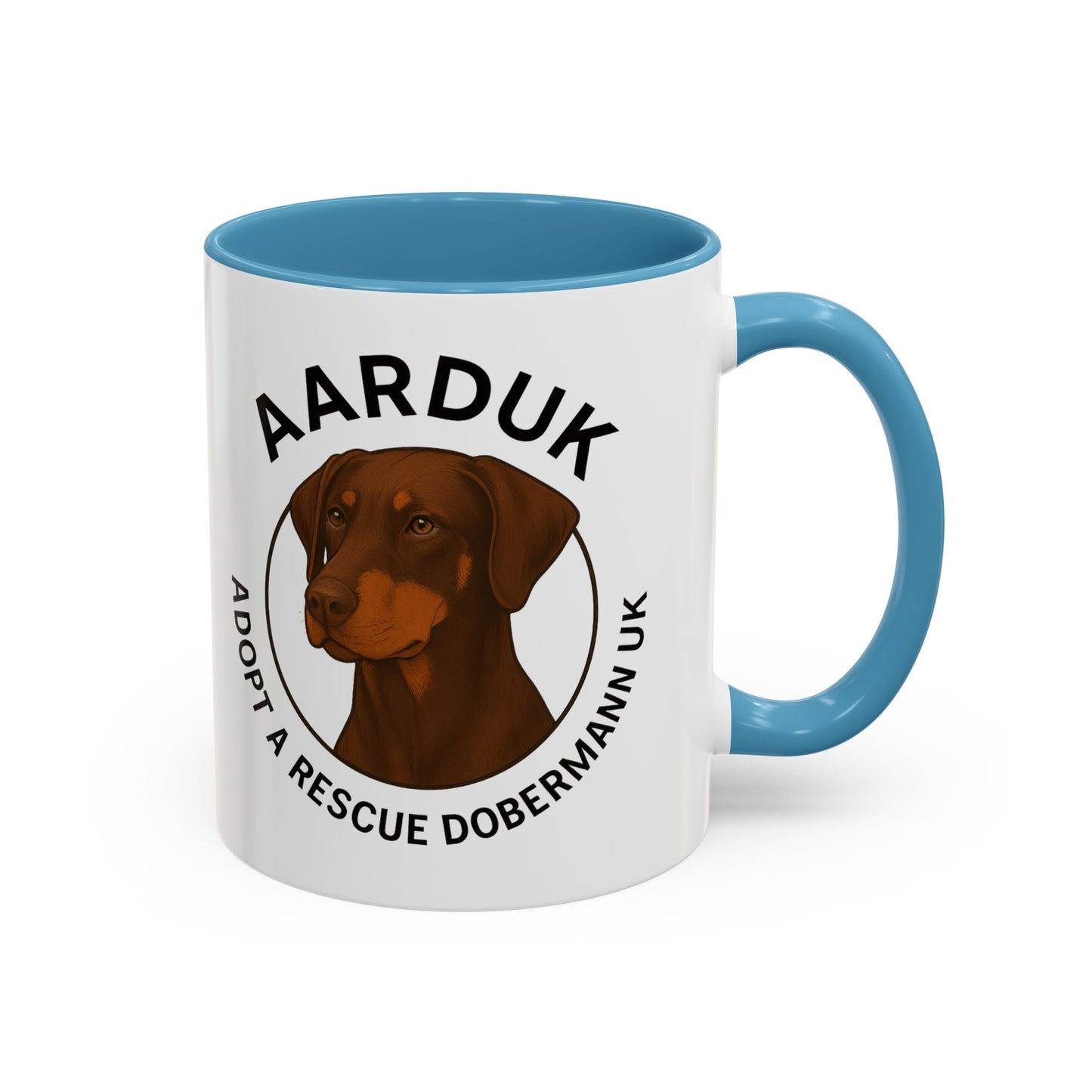 AARDUK Coffee Mug - Donate While you Drink (Brown/Tan)