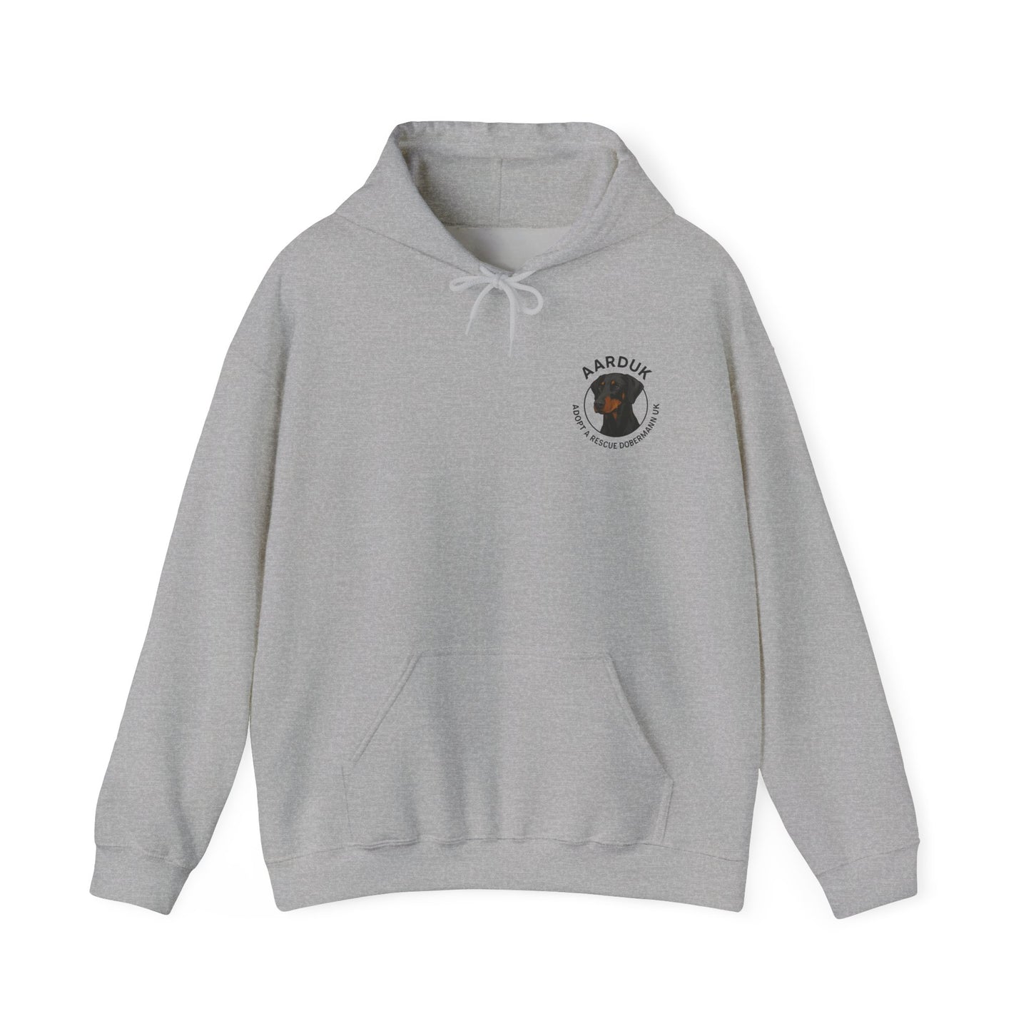 AARDUK - Adopt A Rescue Dobermann UK Hoodie (Black/Tan)