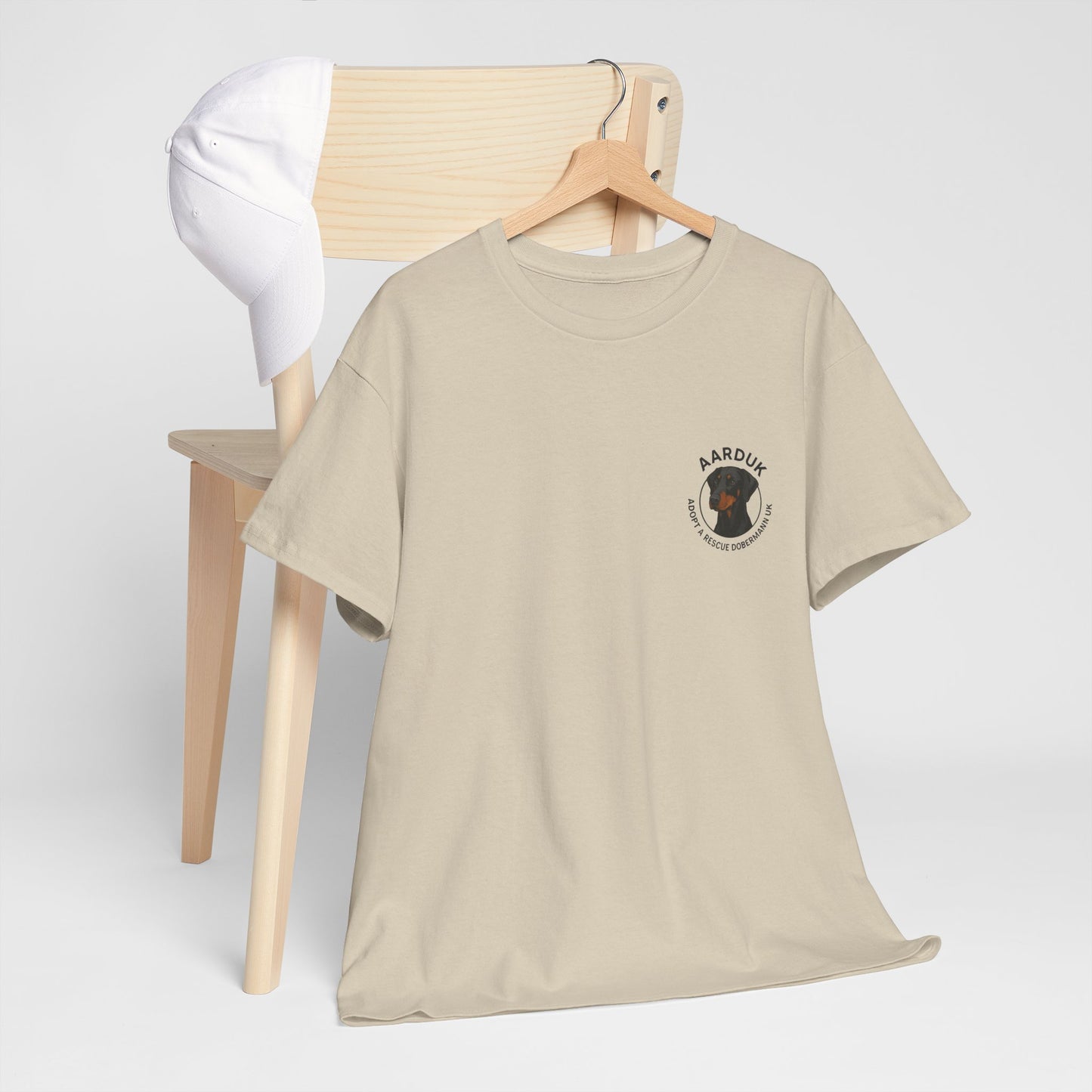 AARDUK - Adopt A Rescue Doberman UK T-Shirt (Black/Tan)