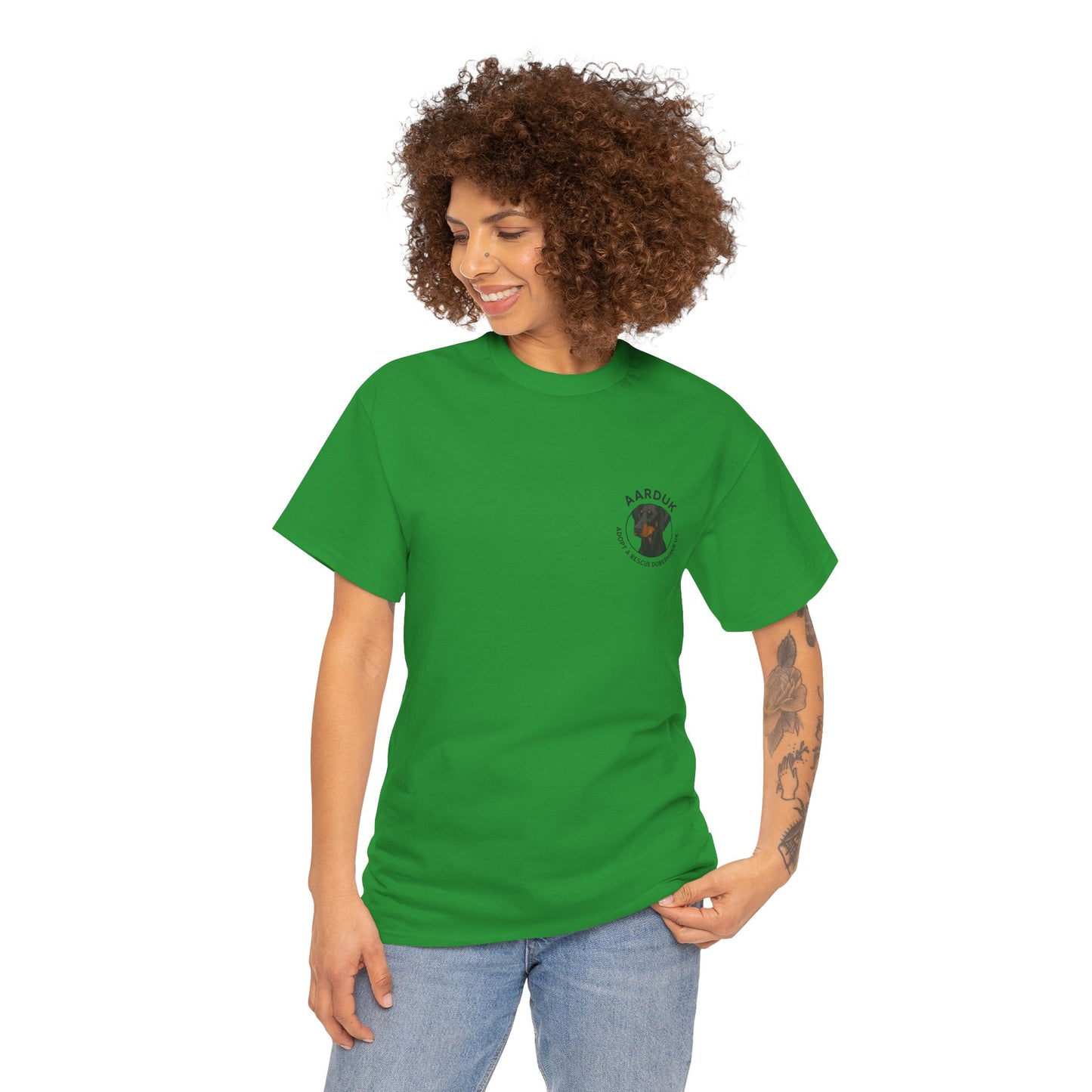 AARDUK - Adopt A Rescue Doberman UK T-Shirt (Black/Tan)