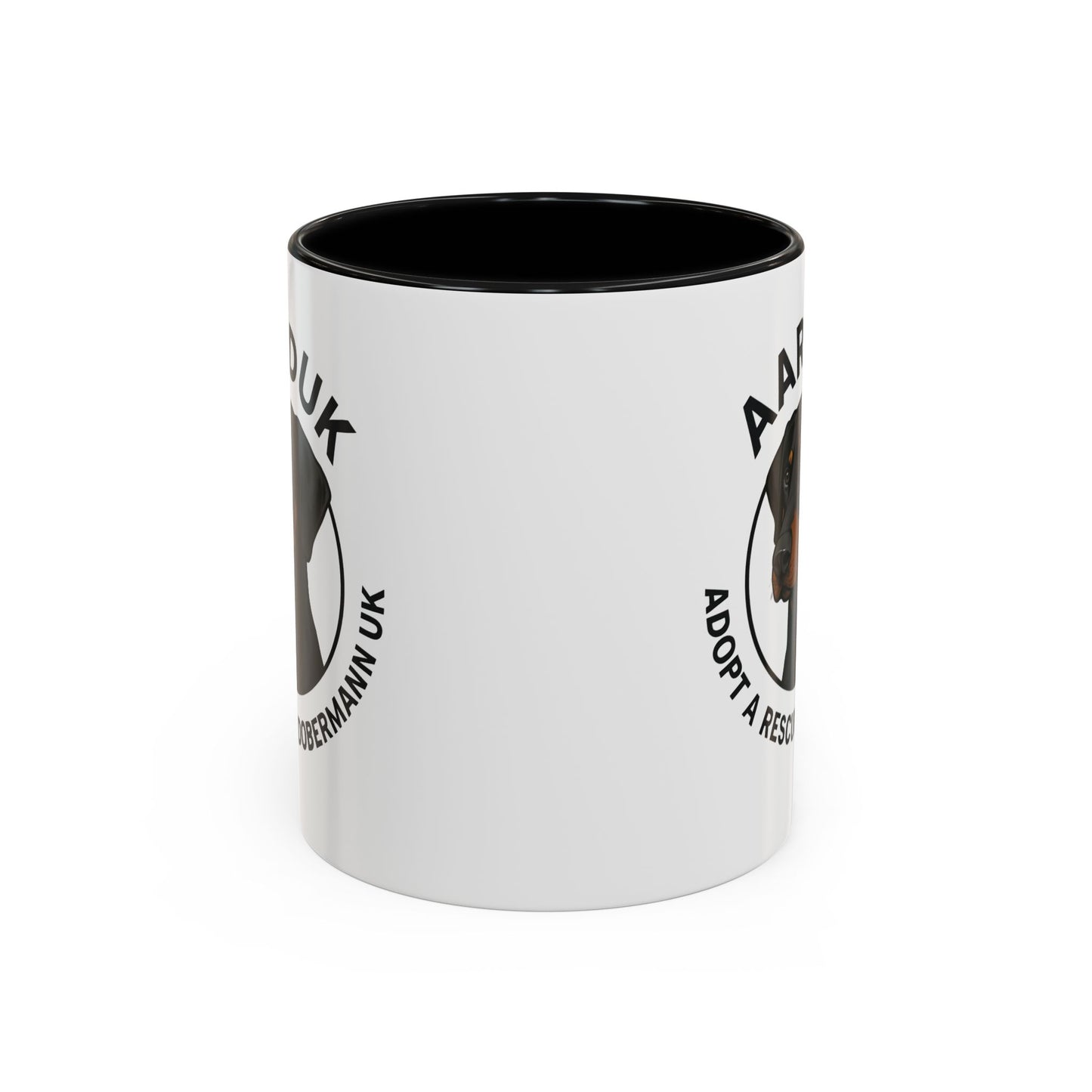 AARDUK Coffee Mug - Donate While you Drink (Black/Tan)