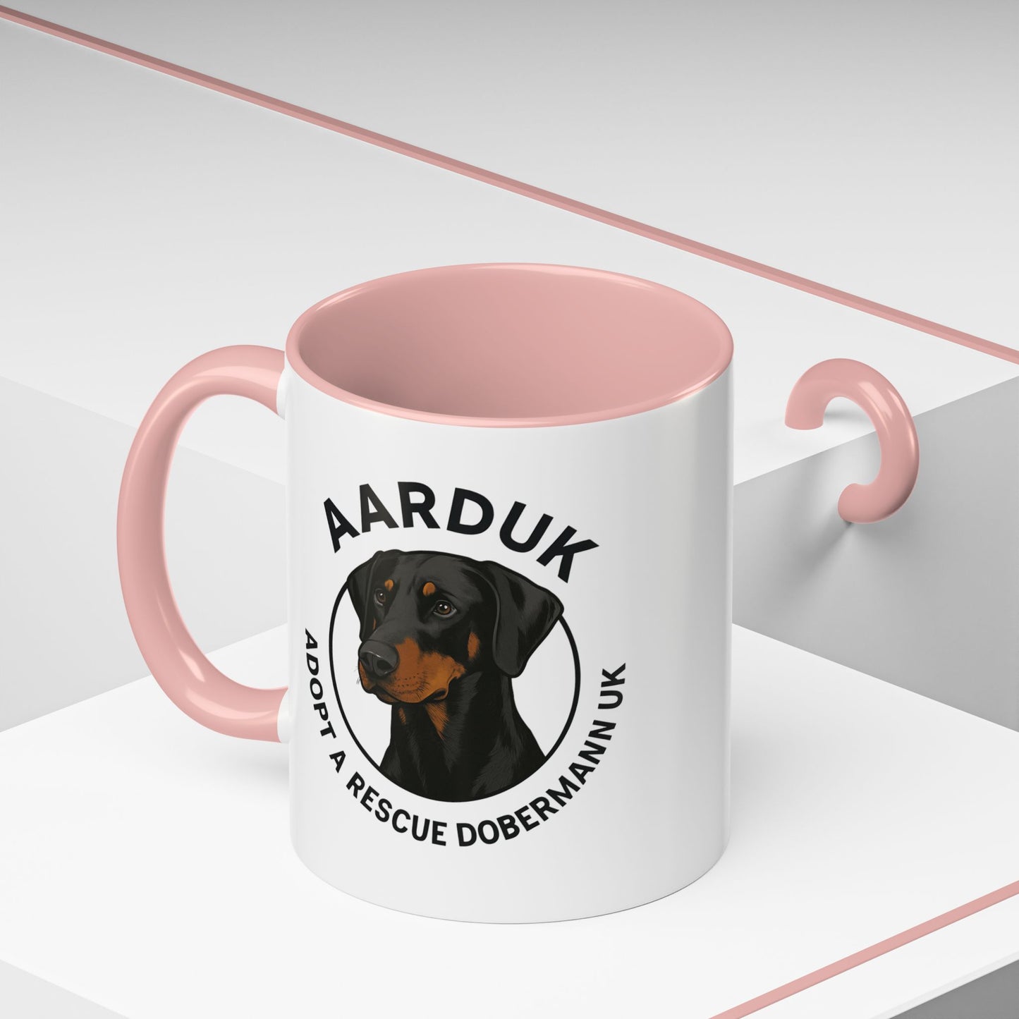 AARDUK Coffee Mug - Donate While you Drink (Black/Tan)
