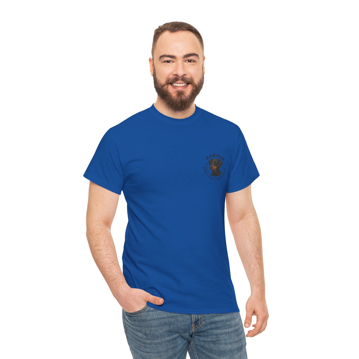 AARDUK - Adopt A Rescue Doberman UK T-Shirt (Black/Tan)