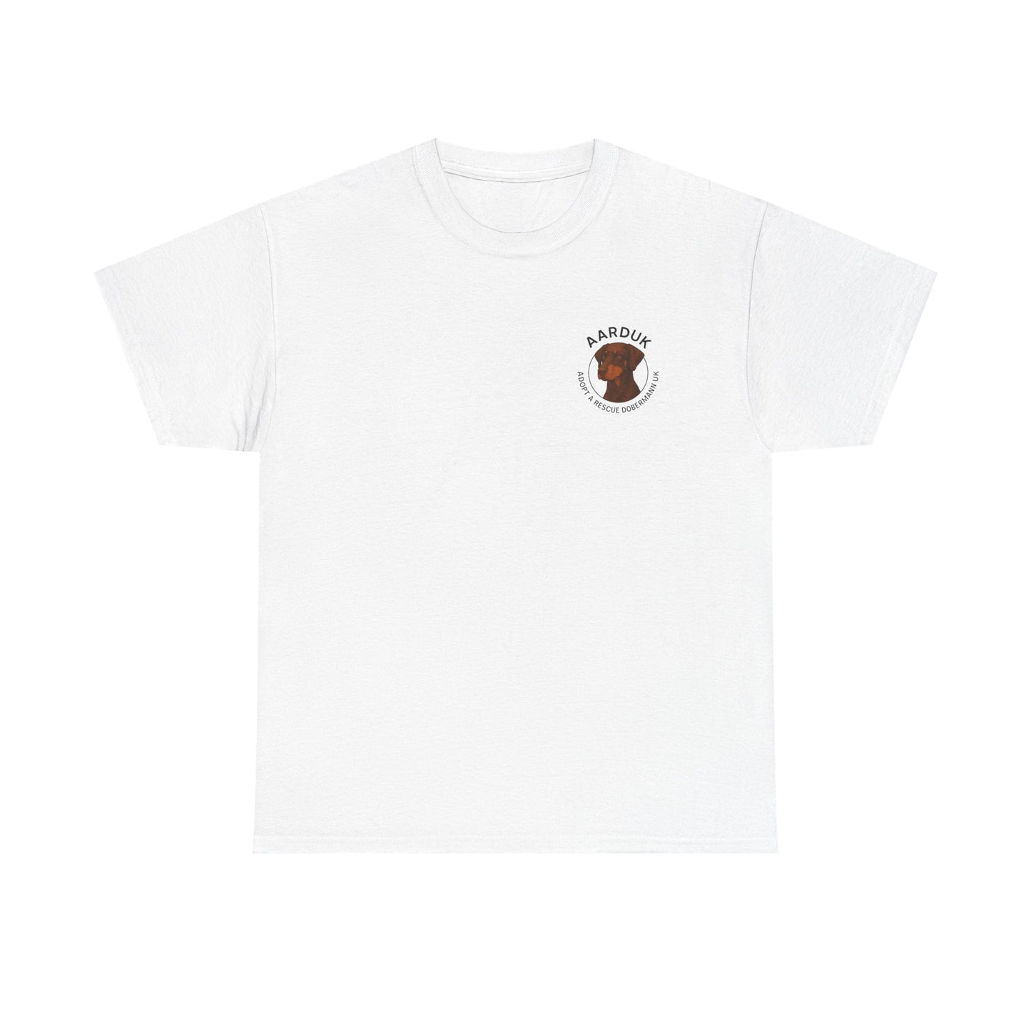 AARDUK - Adopt A Rescue Doberman UK T-Shirt (Brown/Tan)