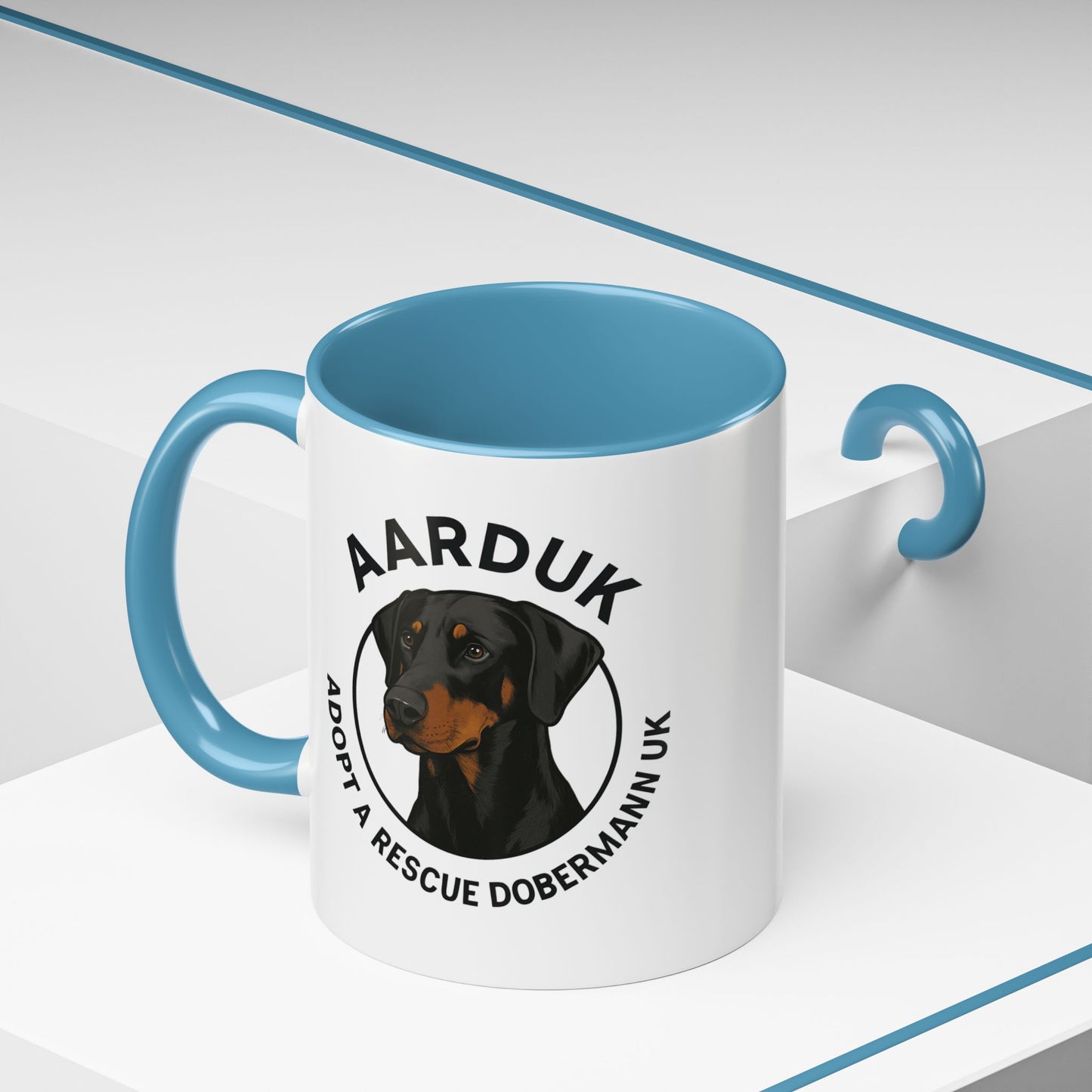 AARDUK Coffee Mug - Donate While you Drink (Black/Tan)