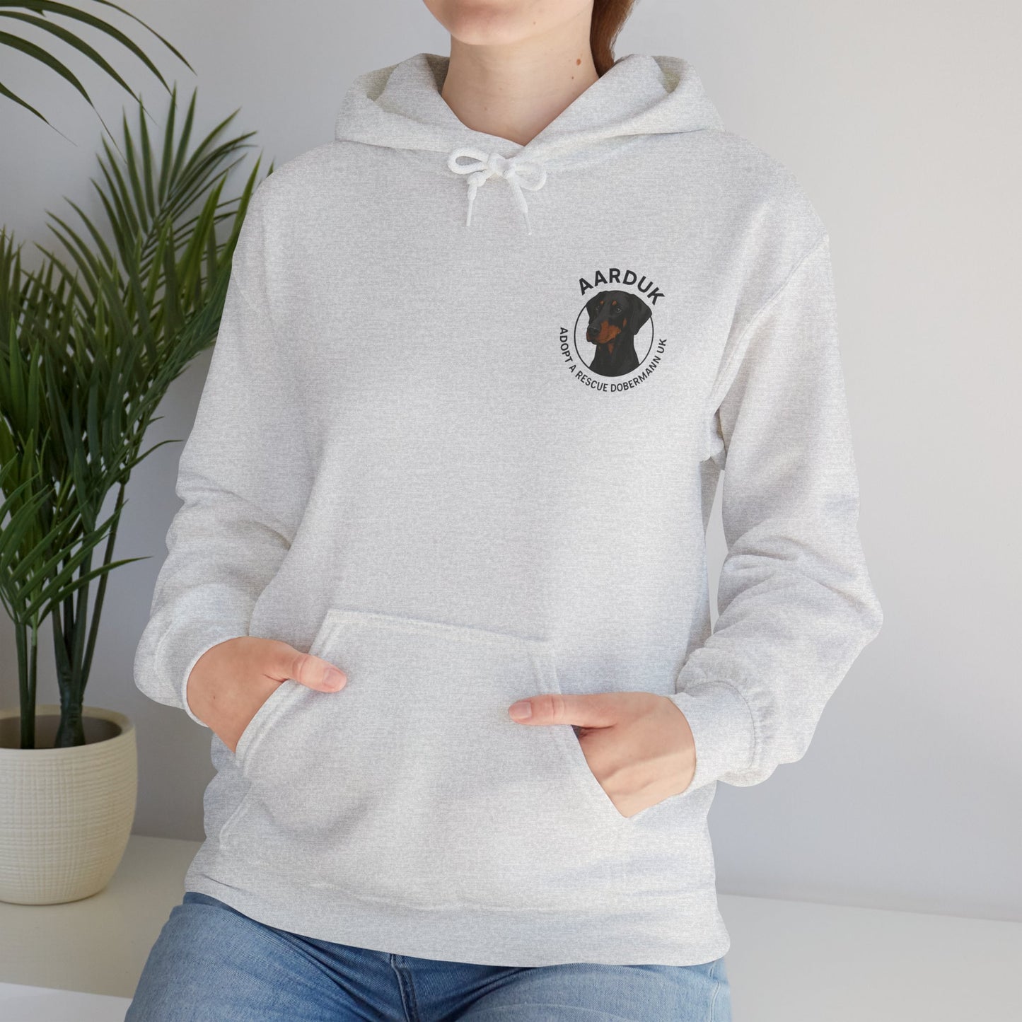 AARDUK - Adopt A Rescue Dobermann UK Hoodie (Black/Tan)