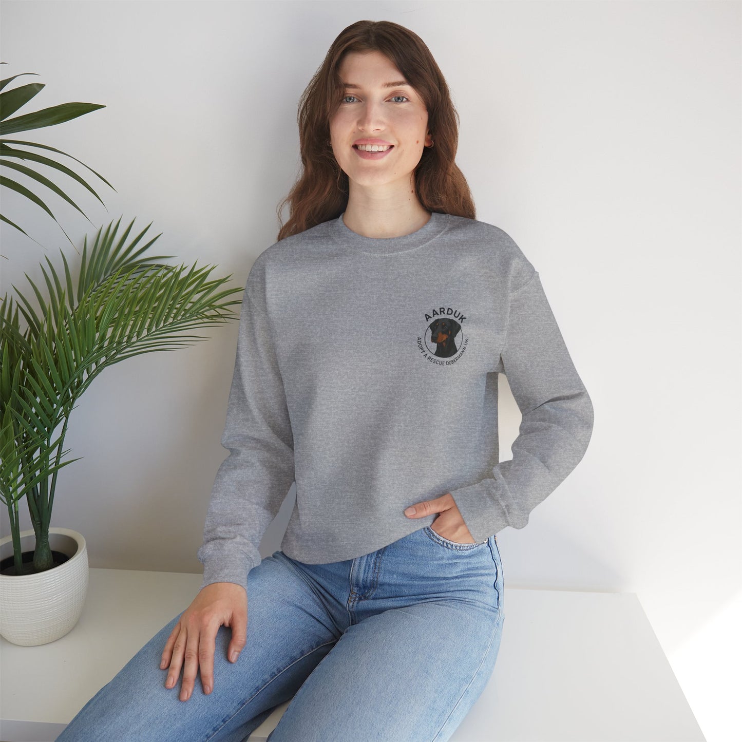 AARDUK Design Crewneck, Unisex Pullover, Cozy Pet Lover Sweatshirt
