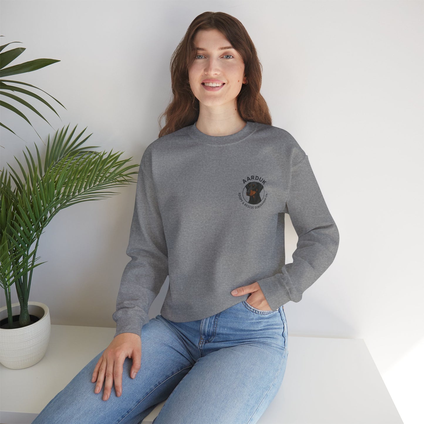 AARDUK Design Crewneck, Unisex Pullover, Cozy Pet Lover Sweatshirt