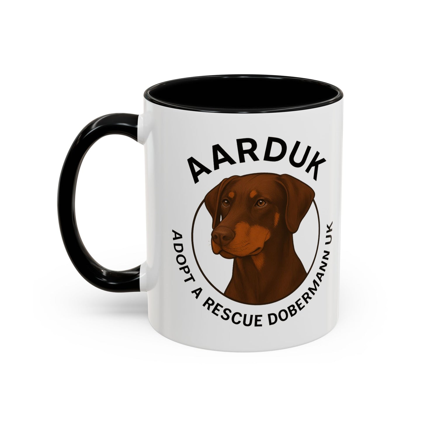 AARDUK Coffee Mug - Donate While you Drink (Brown/Tan)