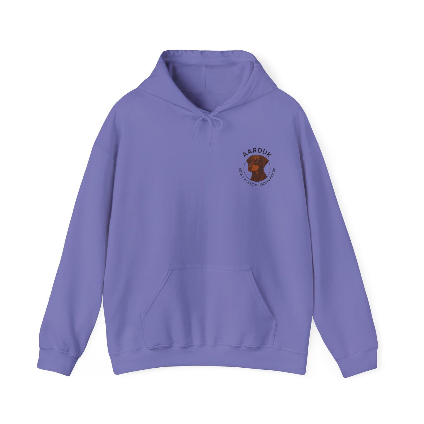 AARDUK - Adopt A Rescue Dobermann UK Hoodie (Brown/Tan)