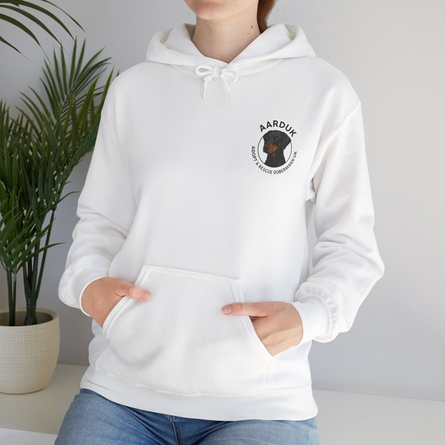 AARDUK Hoodie - Distemper Hoodie | Unisex Heavy Blend. Dual Printed Front and Back Design.