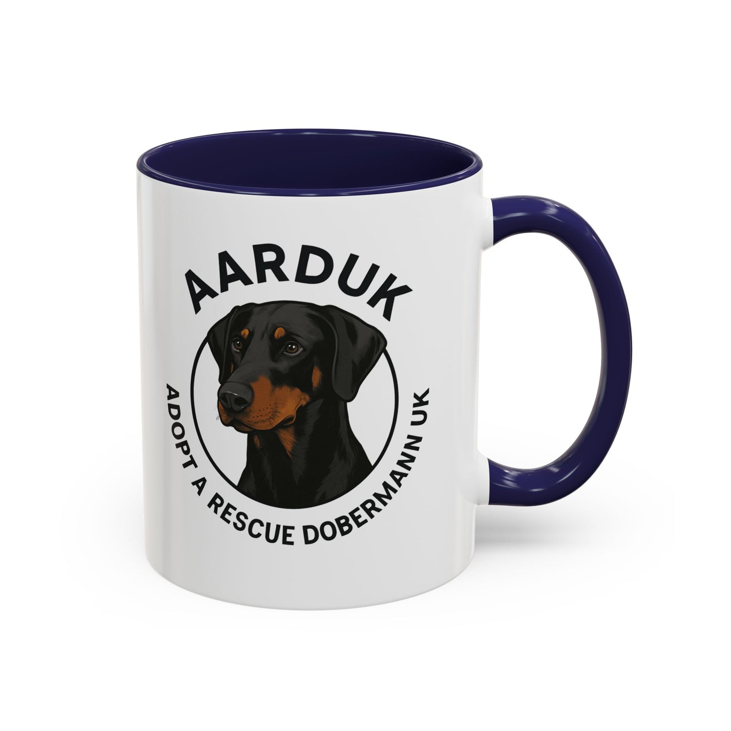 AARDUK Coffee Mug - Donate While you Drink (Black/Tan)
