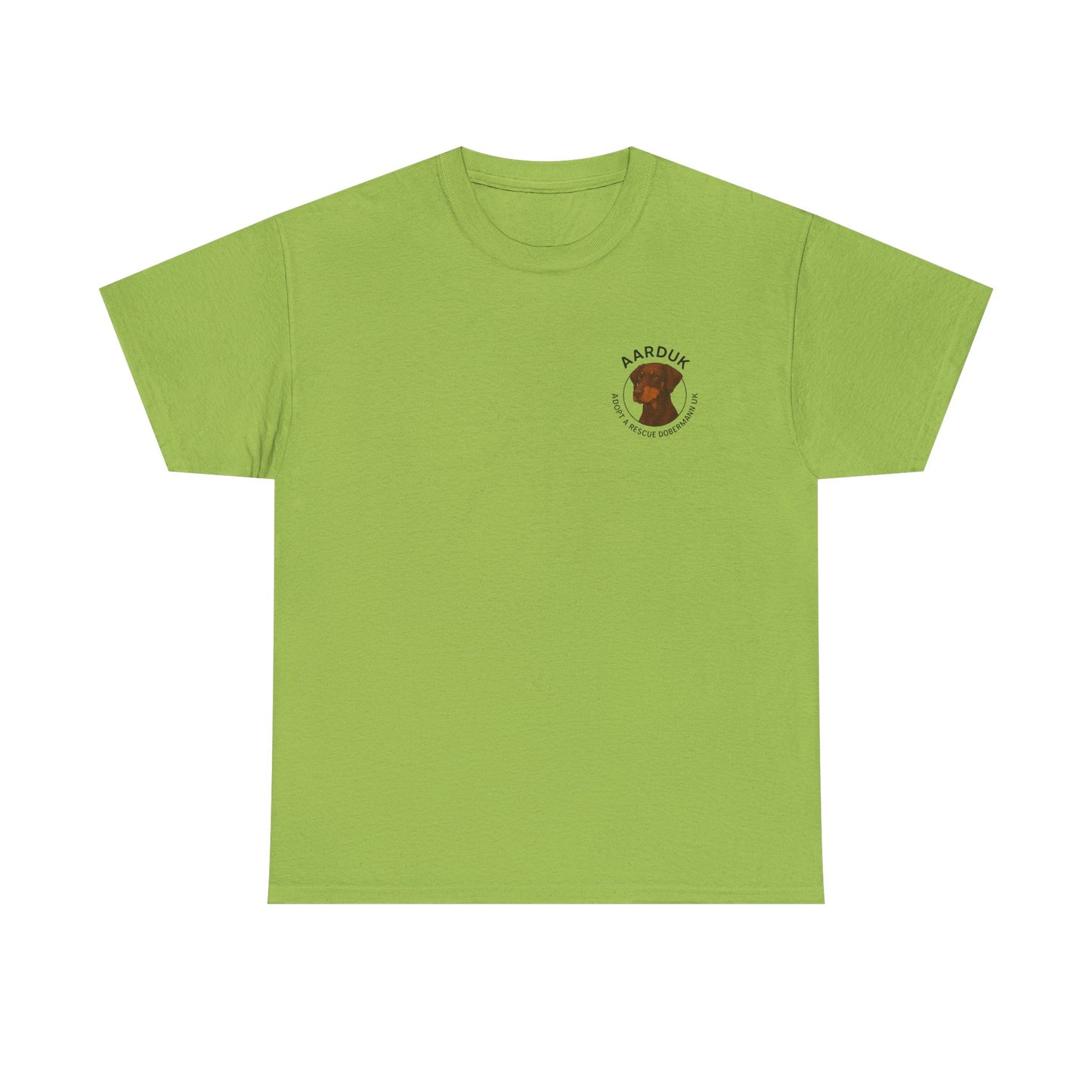 AARDUK - Adopt A Rescue Doberman UK T-Shirt (Brown/Tan)