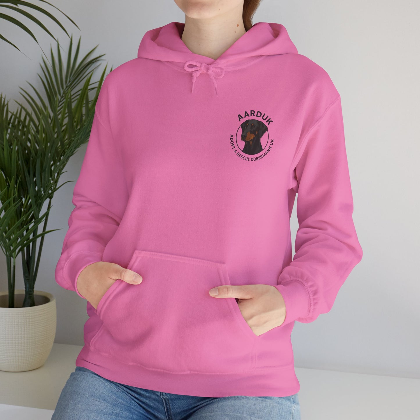 AARDUK - Adopt A Rescue Dobermann UK Hoodie (Black/Tan)